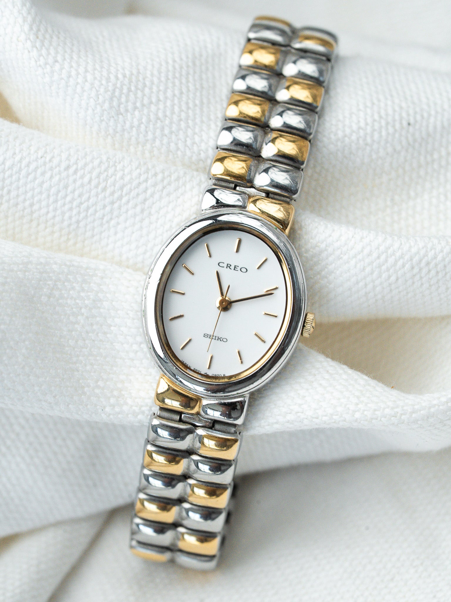 Montre Seiko Creo Vintage - Plaqué Or Biclore (1998) - Atelier Victor