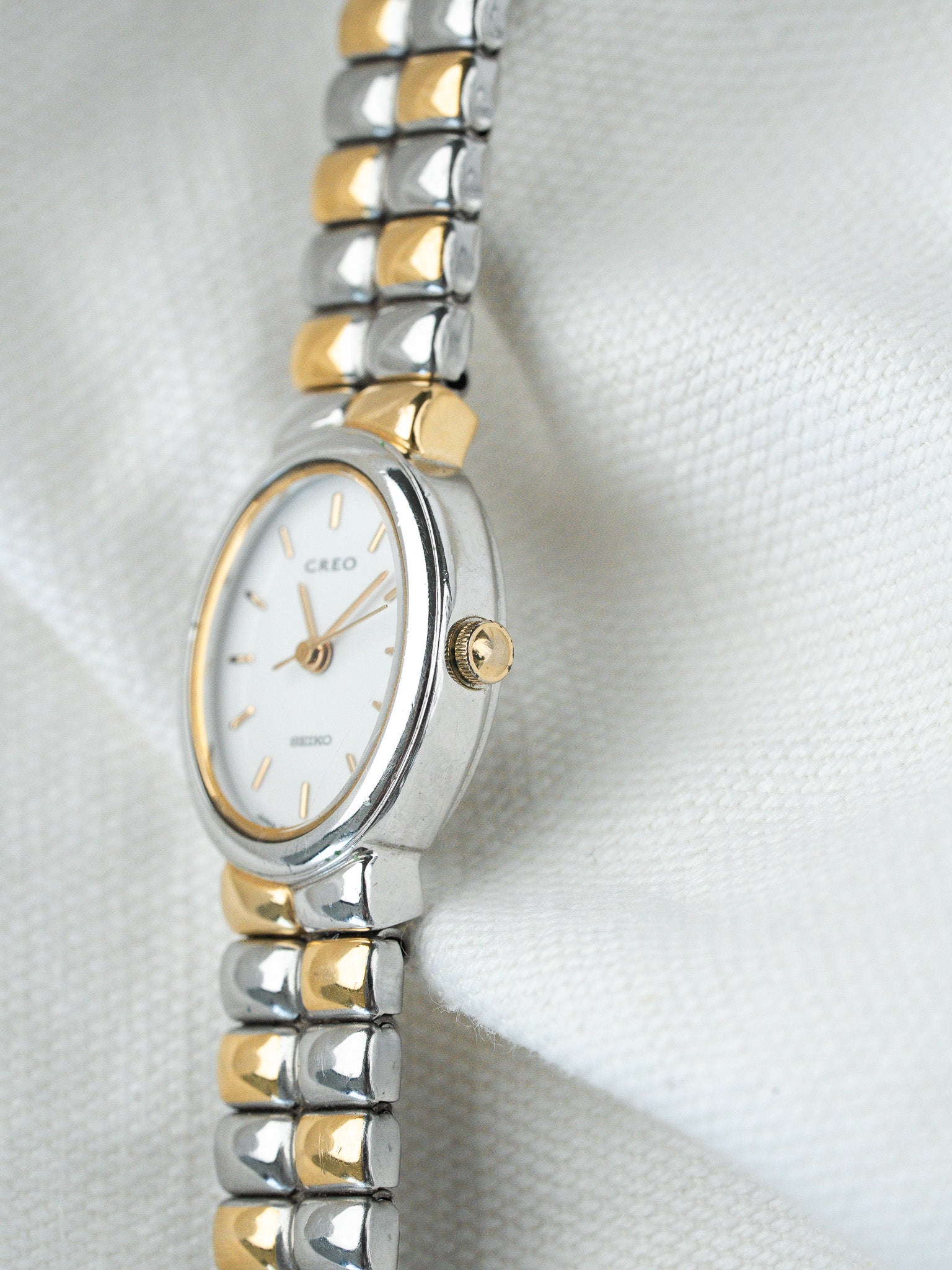 Montre Seiko Creo Vintage - Plaqué Or Biclore (1998) - Atelier Victor