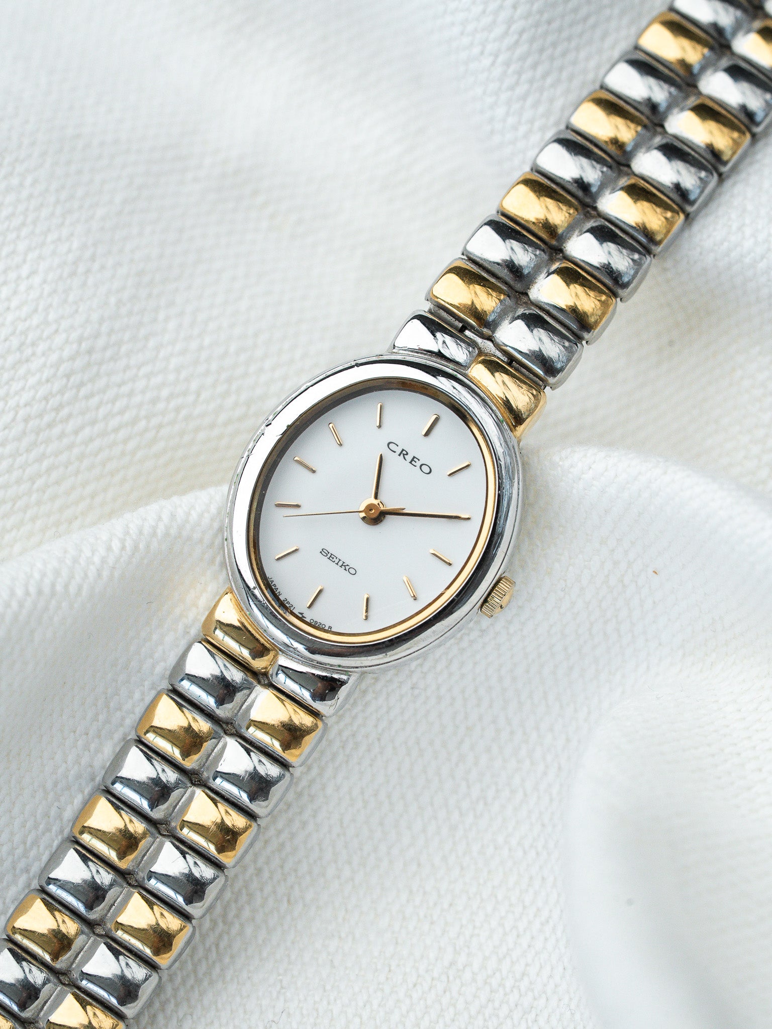 Montre Seiko Creo Vintage - Plaqué Or Biclore (1998) - Atelier Victor