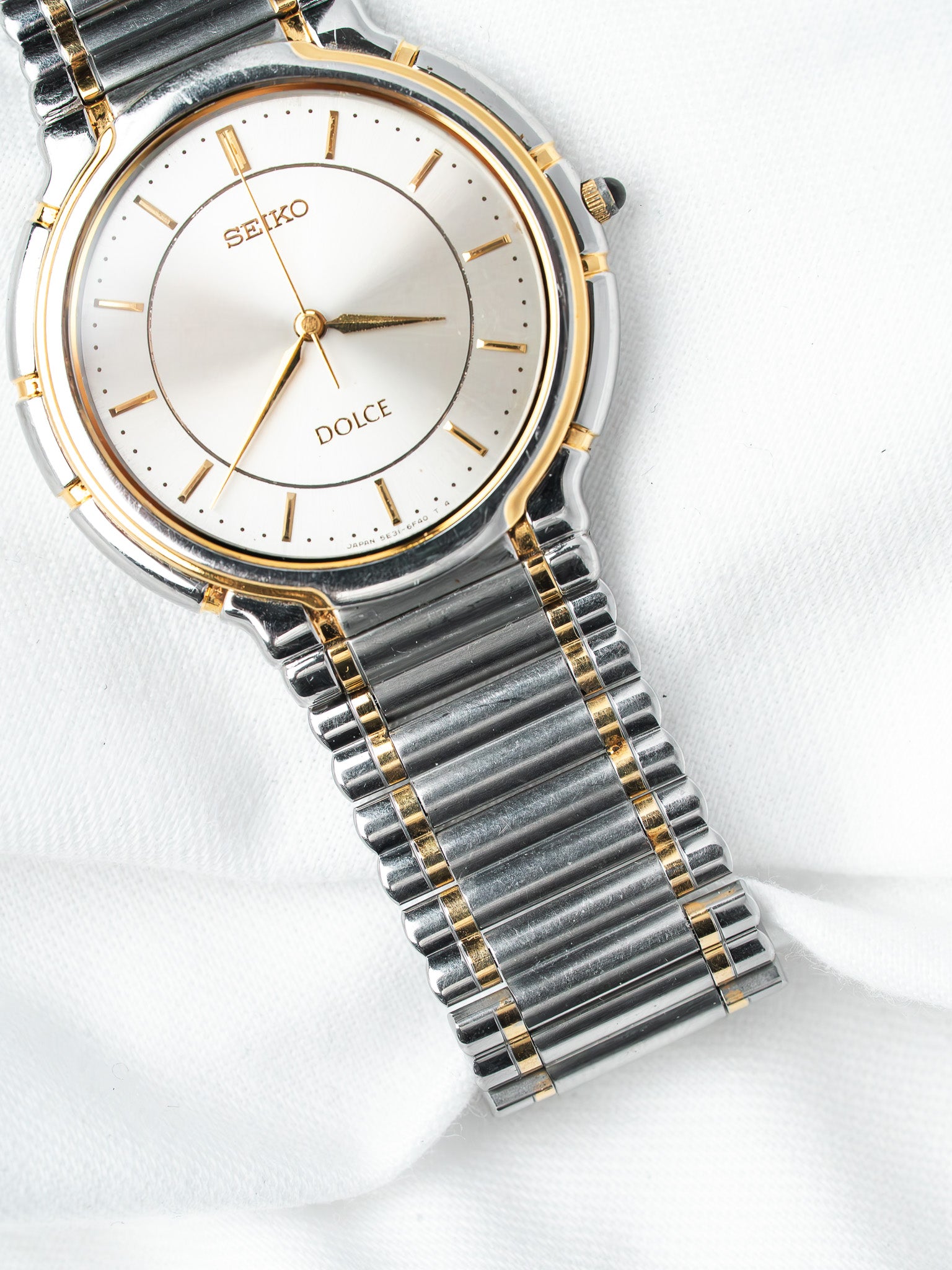 Montre Seiko Dolce 5E31-6C70 Bicolore — Cadran Deux Tons (1992)