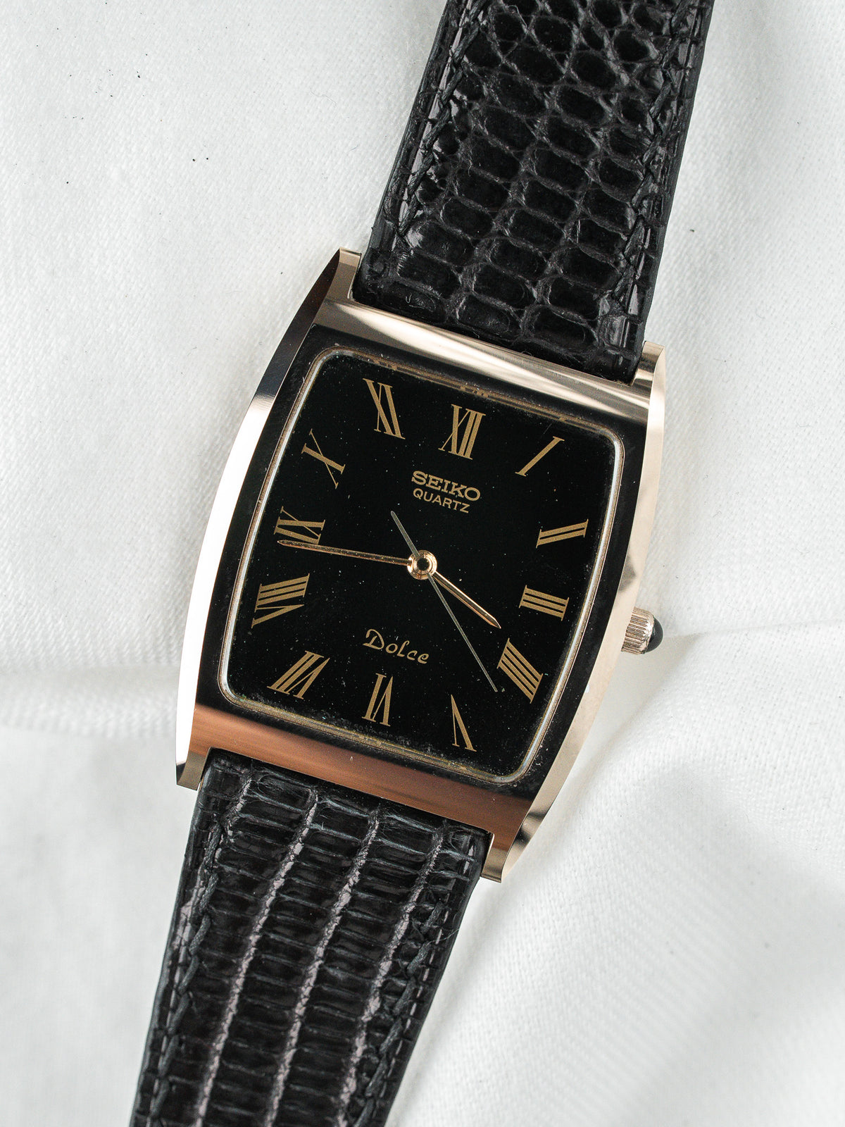 Fondello in acciaio - Orologio Seiko Dolce 6030-5320 Vintage - Atelier Victor
