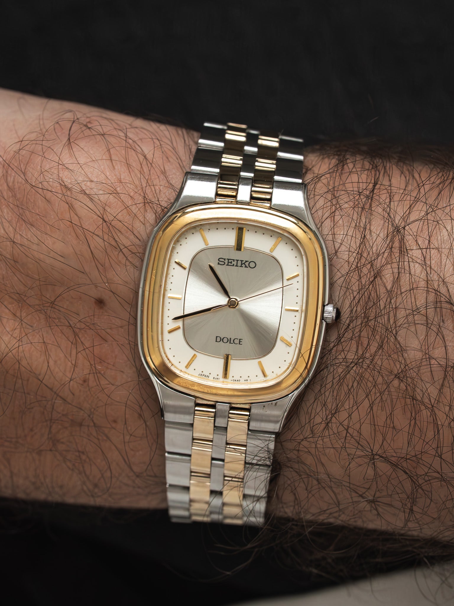 Montre Seiko Dolce 8J41-0AA0 Bicolore — Cadran Deux Tons (1997)