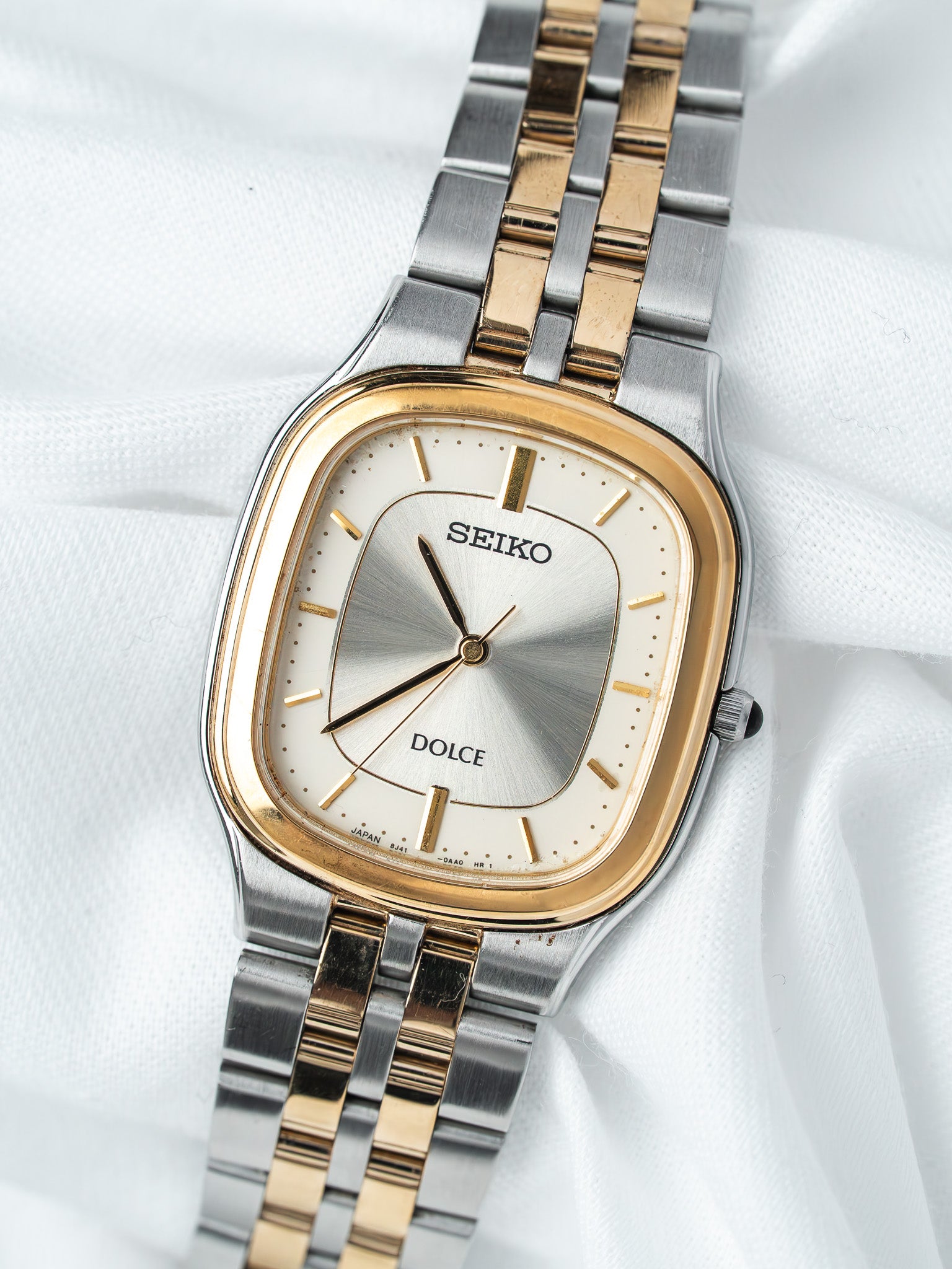 Montre Seiko Dolce 8J41-0AA0 Bicolore — Cadran Deux Tons (1997)