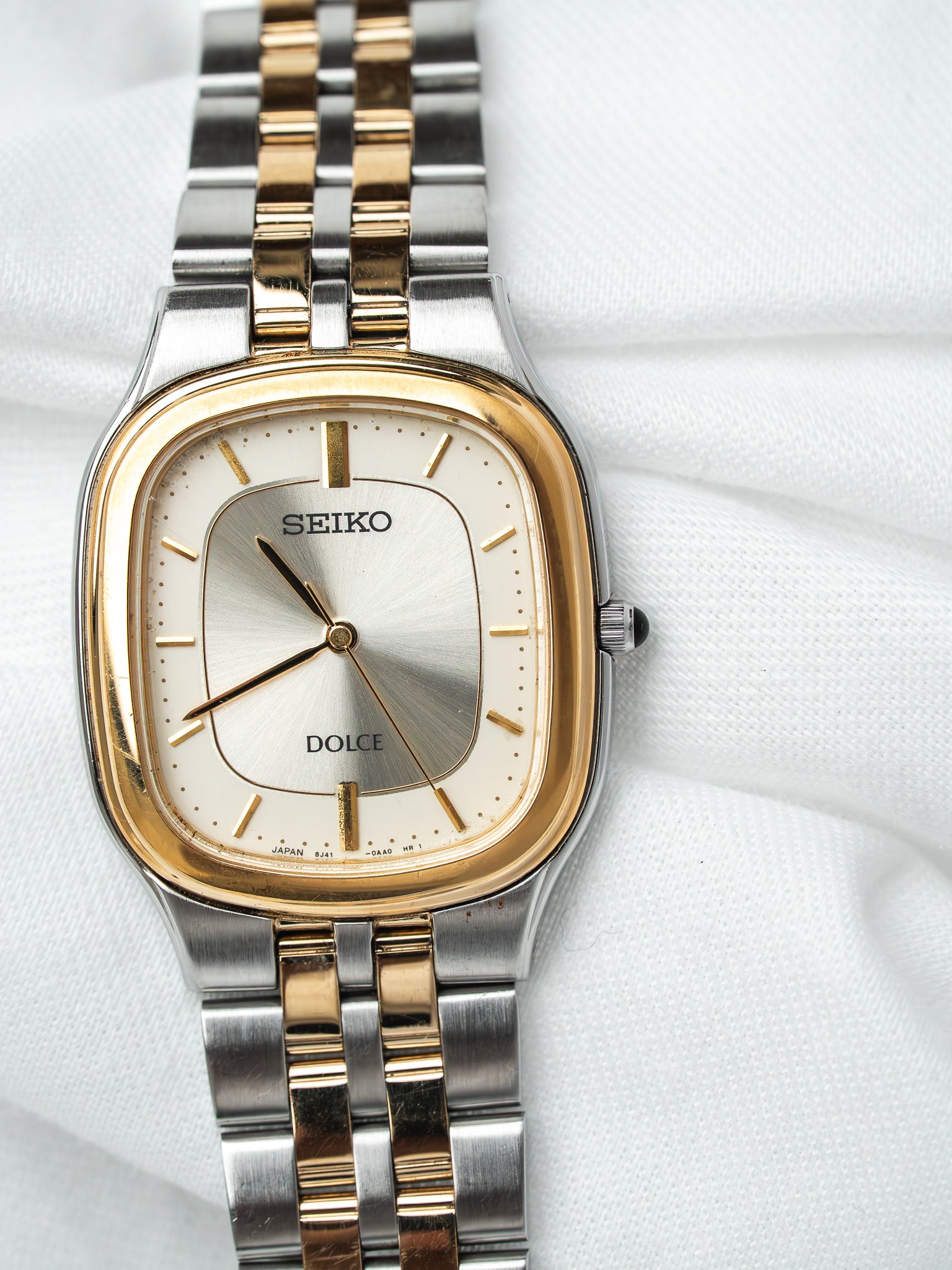 Montre Seiko Dolce 8J41-0AA0 Bicolore — Cadran Deux Tons (1997)
