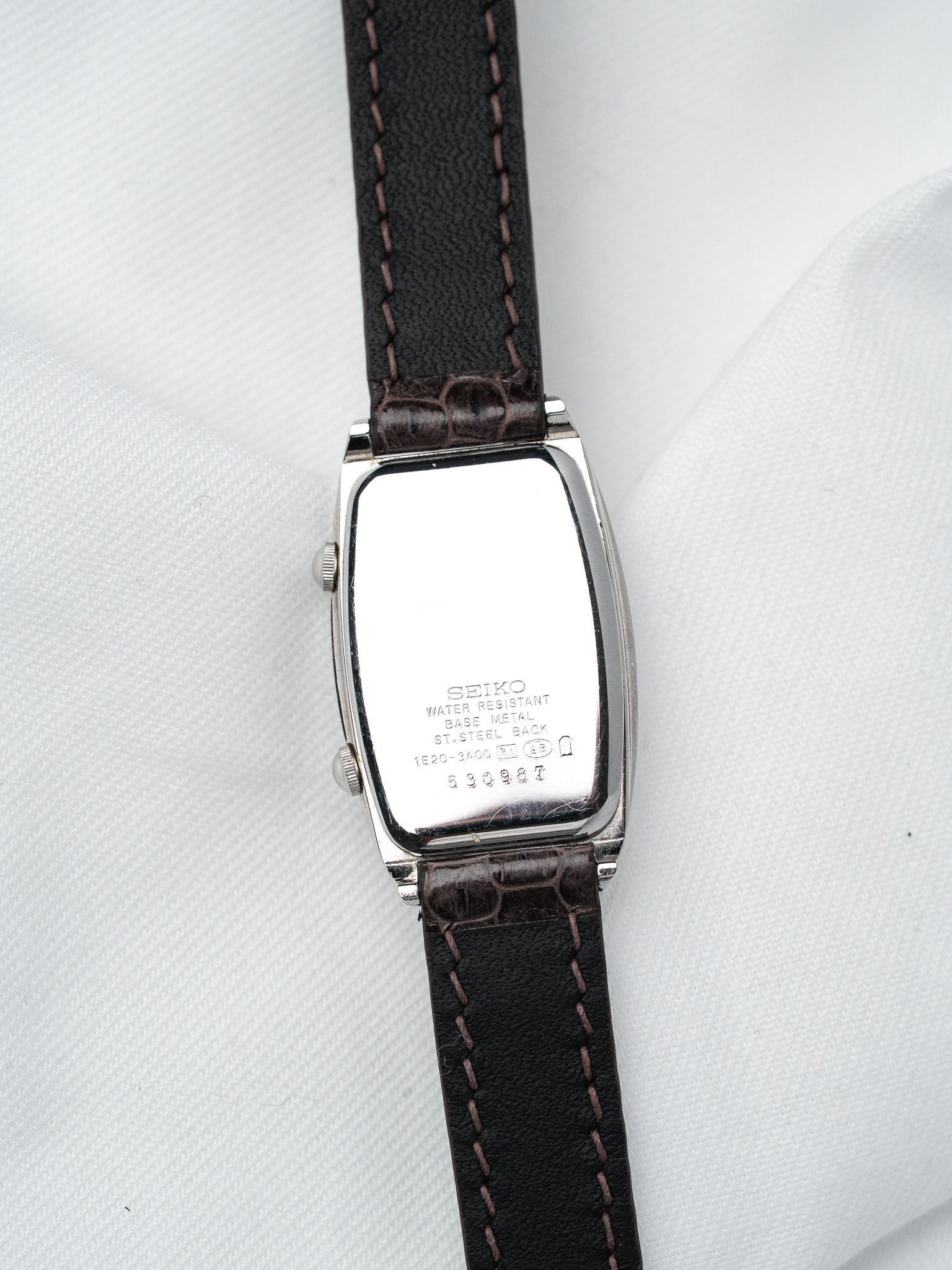 Винтажные часы Seiko Dual Time из стали — двойной часовой пояс (2005)