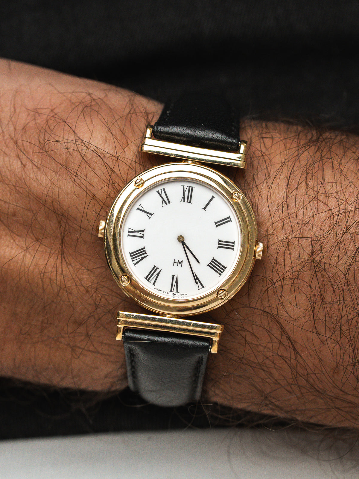 ساعة Seiko Hanae Mori 2N20-0070 — هيكل قابل للعكس (1988)