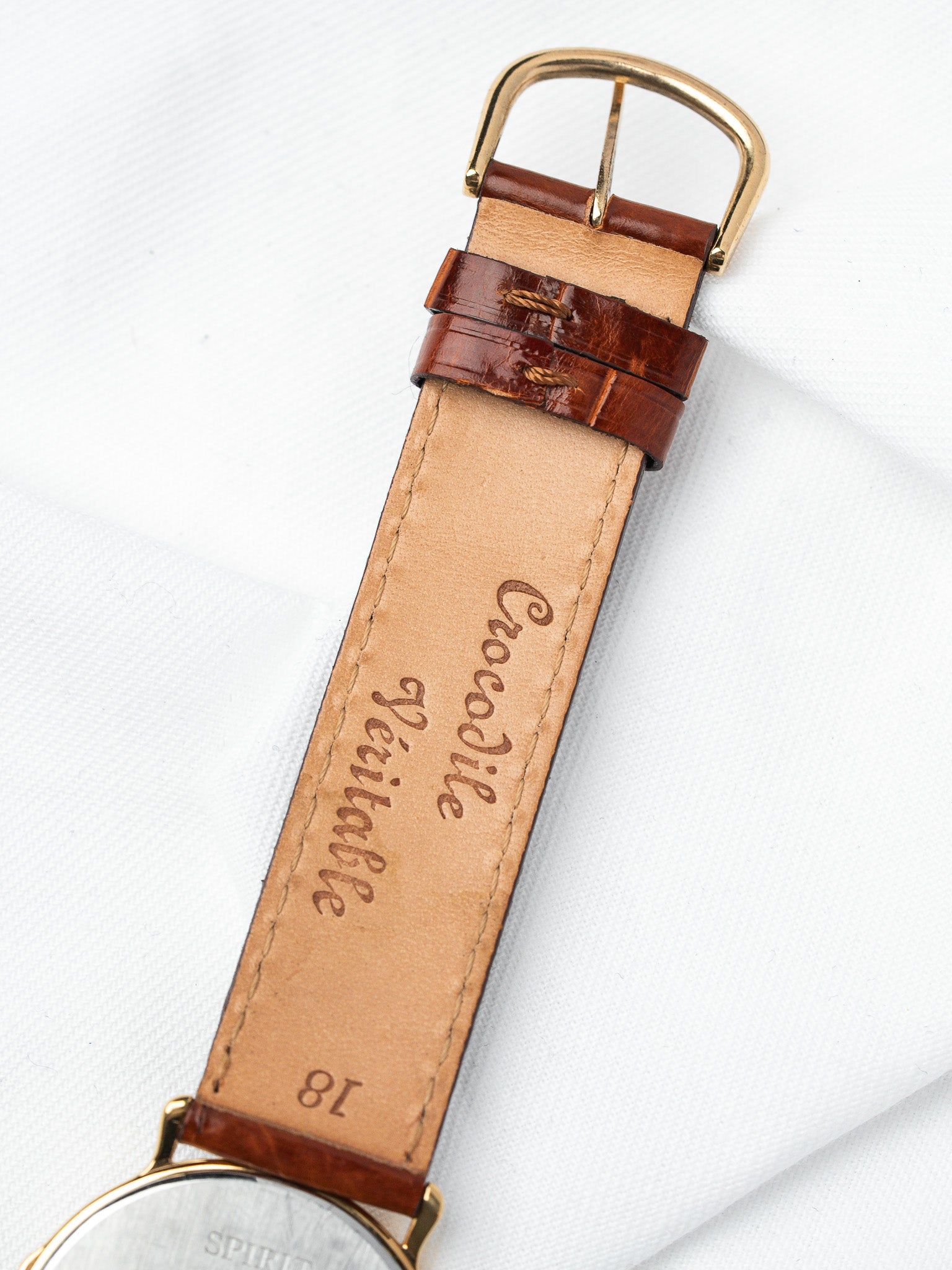 Montre Seiko Spirit Vintage Plaqué Or — Trotteuse Glissante (1989)