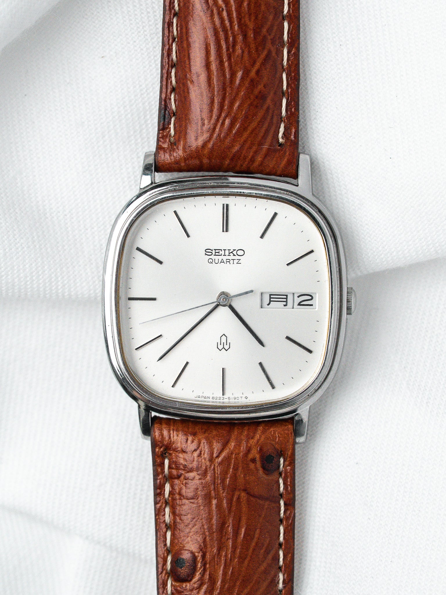 Orologio Seiko SQ Vintage — 8223-5120 Cassa TV Kanji JDM (1981)