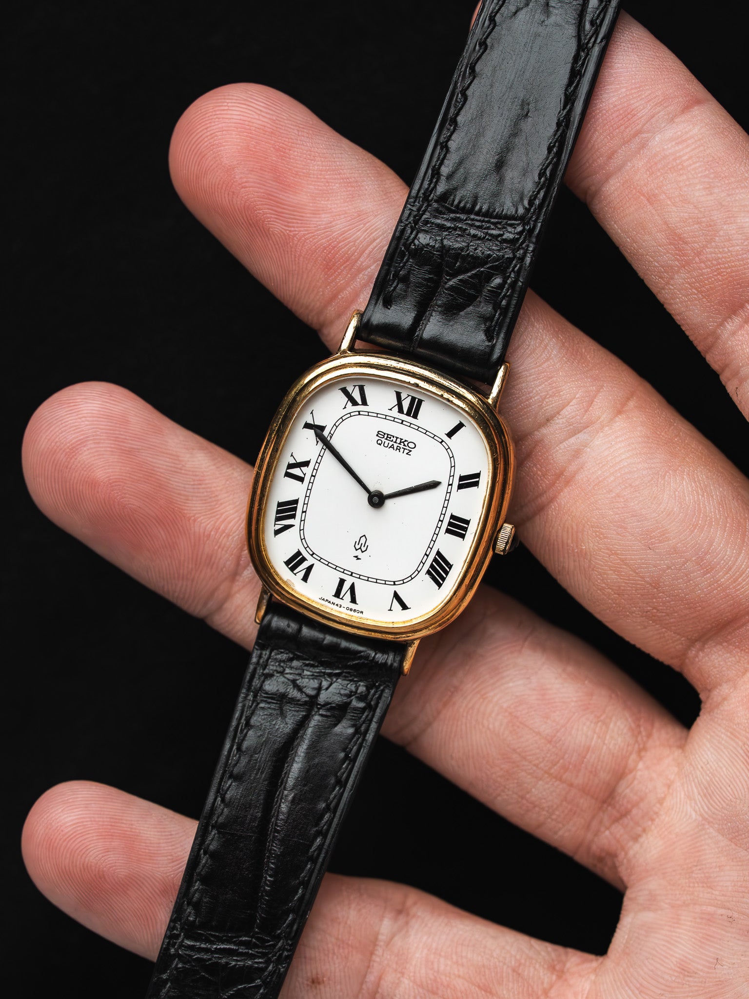 Montre Seiko Vintage 43-3180 — Vermeil Argent 925 Ovale (1976)