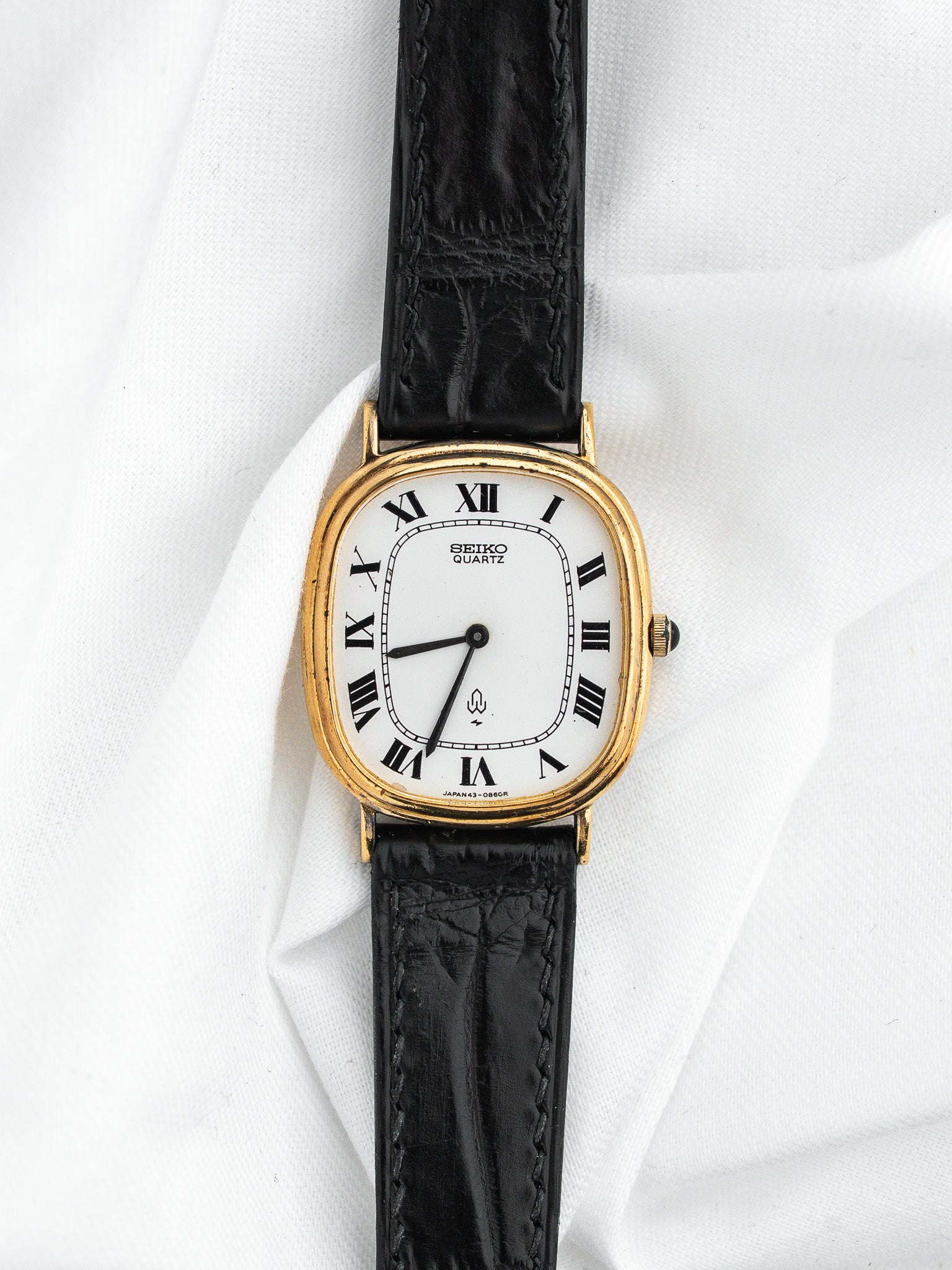 Montre Seiko Vintage 43-3180 — Vermeil Argent 925 Ovale (1976)