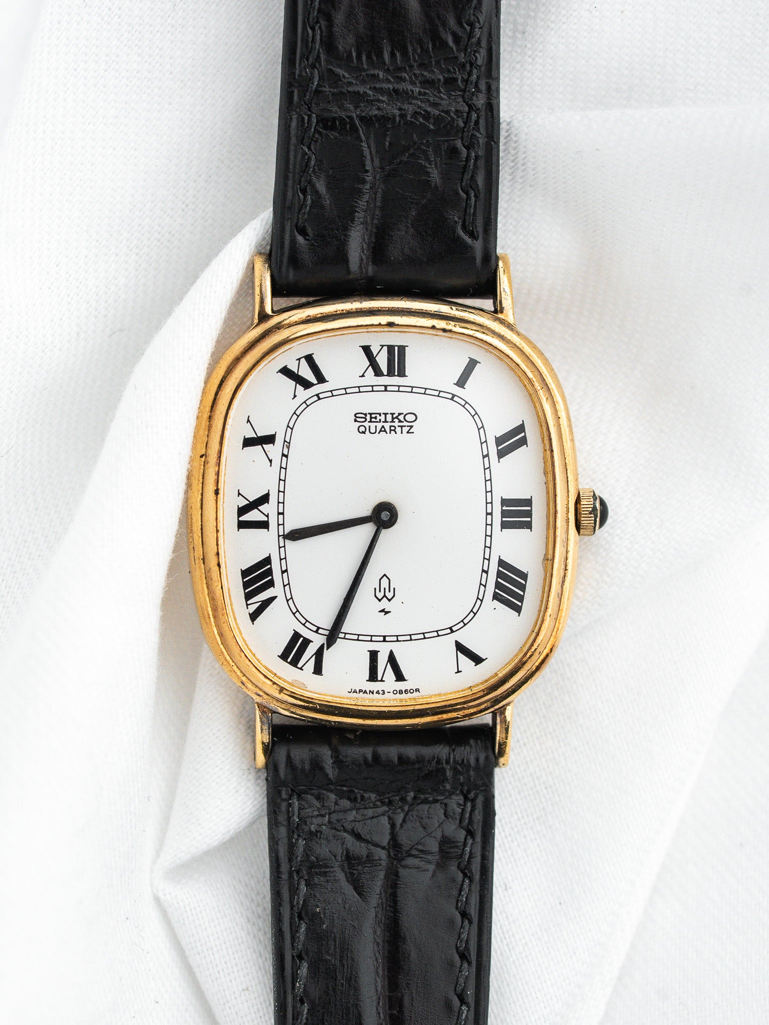 Montre Seiko Vintage 43-3180 — Vermeil Argent 925 Ovale (1976)
