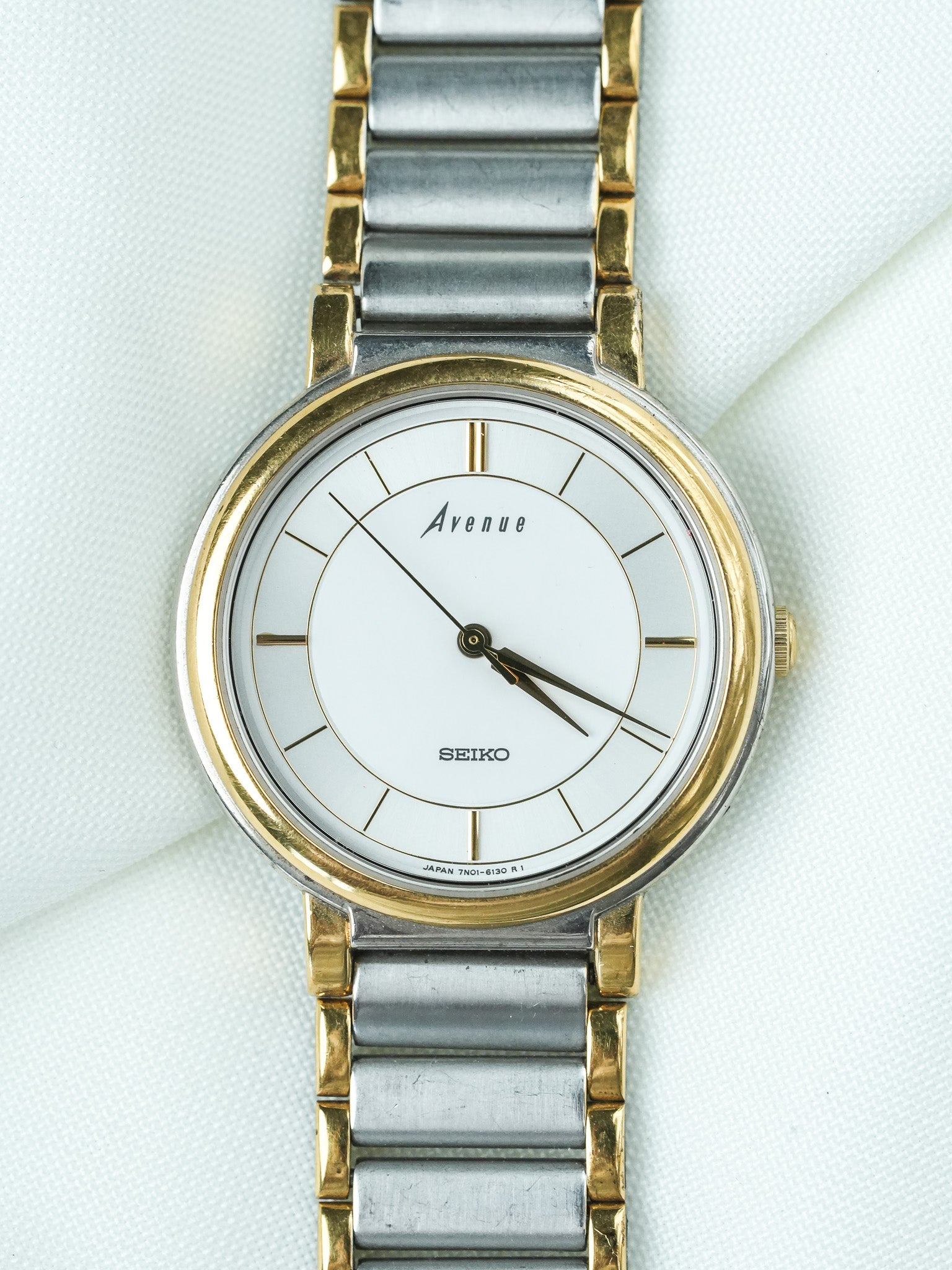 Montre Seiko Vintage - Avenue Acier Bicolore (2001) - Atelier Victor