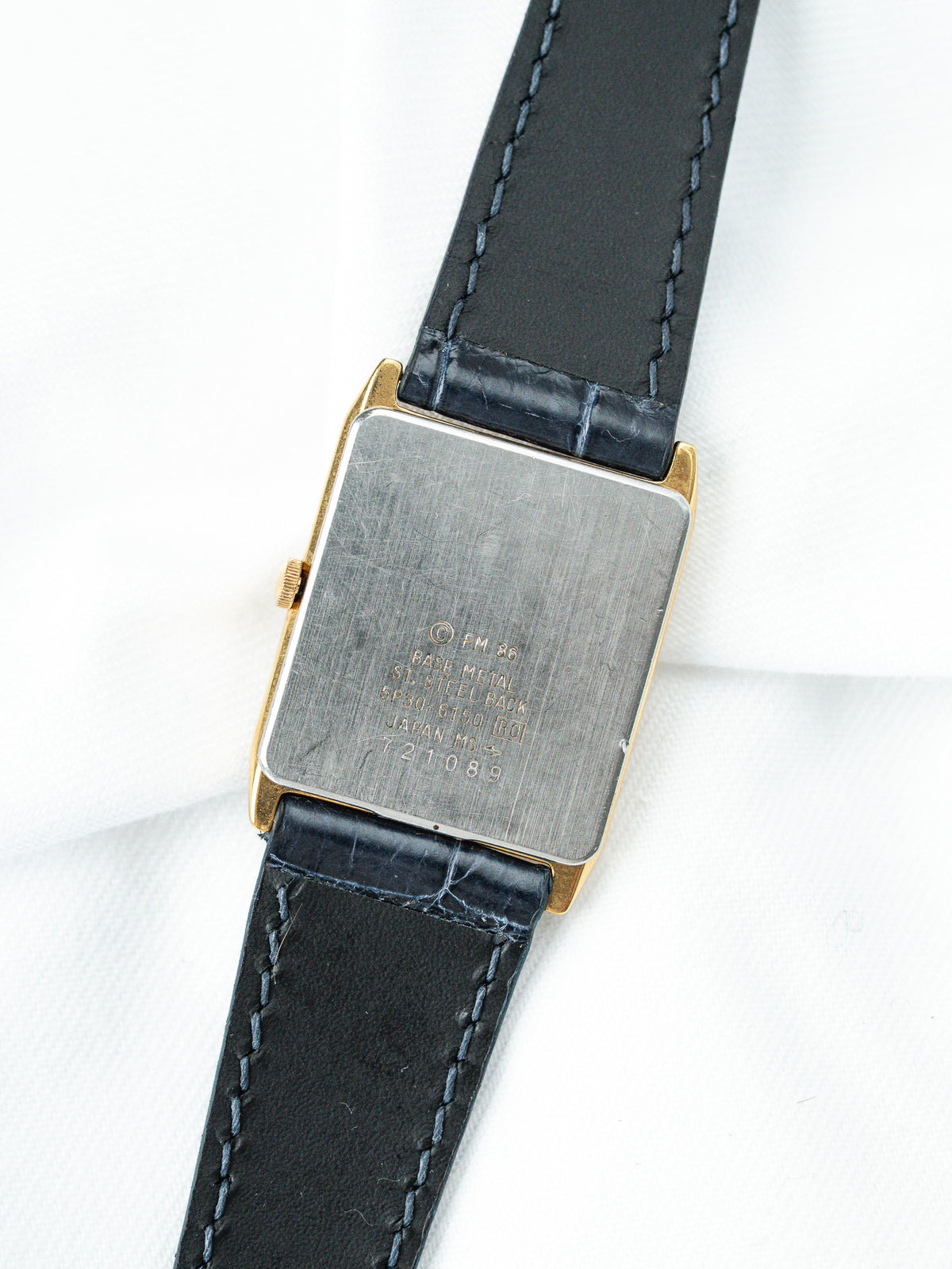 ظهر علبة من الفولاذ - ساعة Seiko Big Ben 5P30-6150 - Atelier Victor