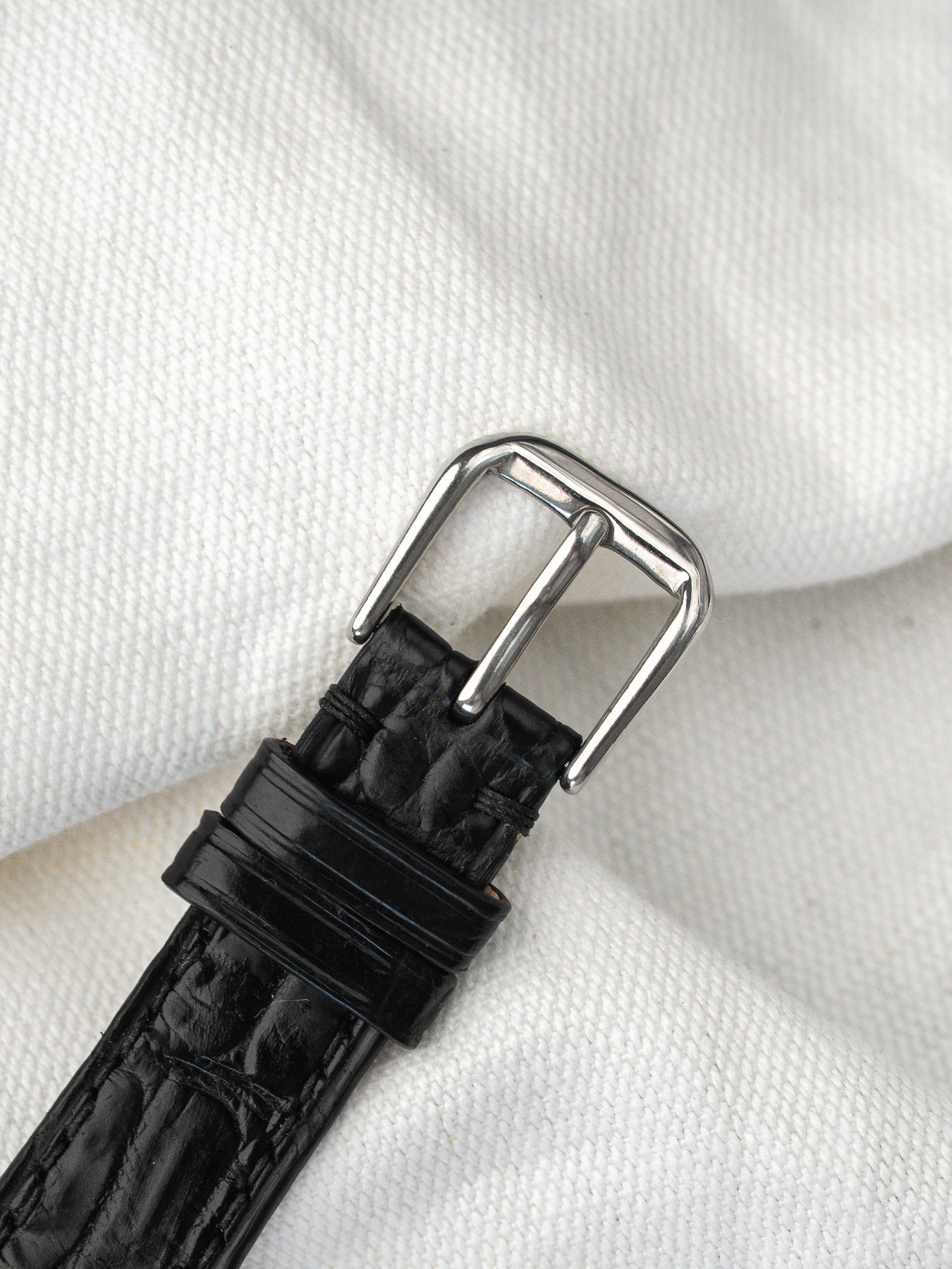 Montre Seiko Vintage - Coussin Acier Noir (1987) - Atelier Victor