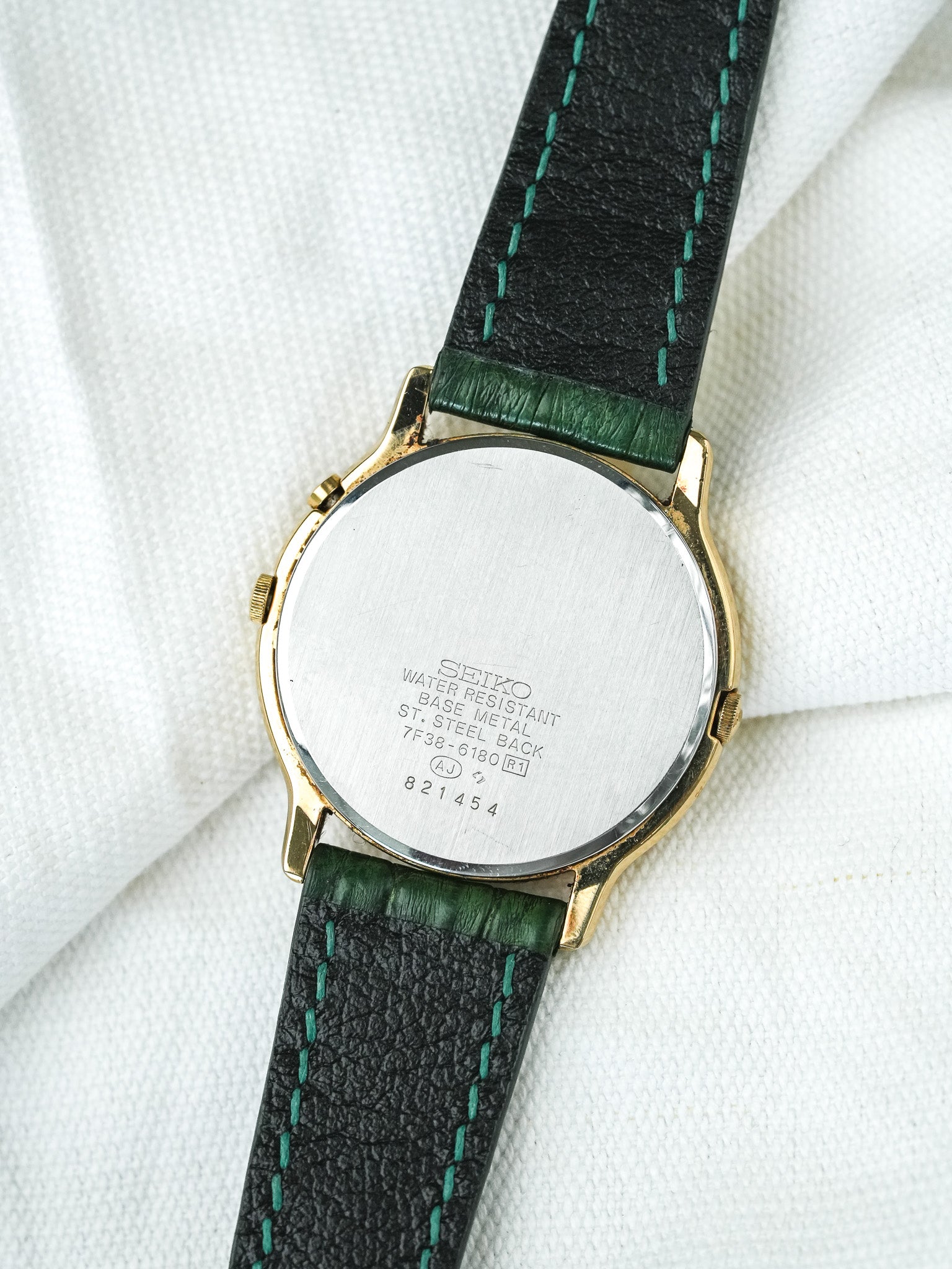 Montre Seiko Vintage - Or Triple Calendrier Phase de lune (1988) - Atelier Victor