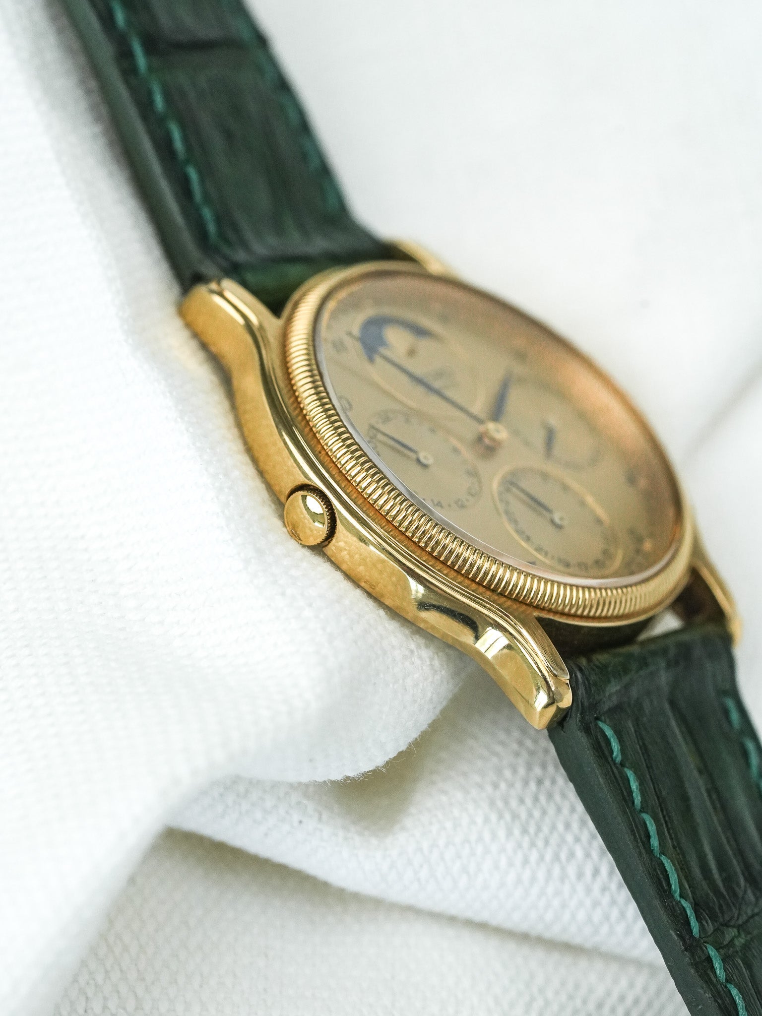 Montre Seiko Vintage - Or Triple Calendrier Phase de lune (1988) - Atelier Victor
