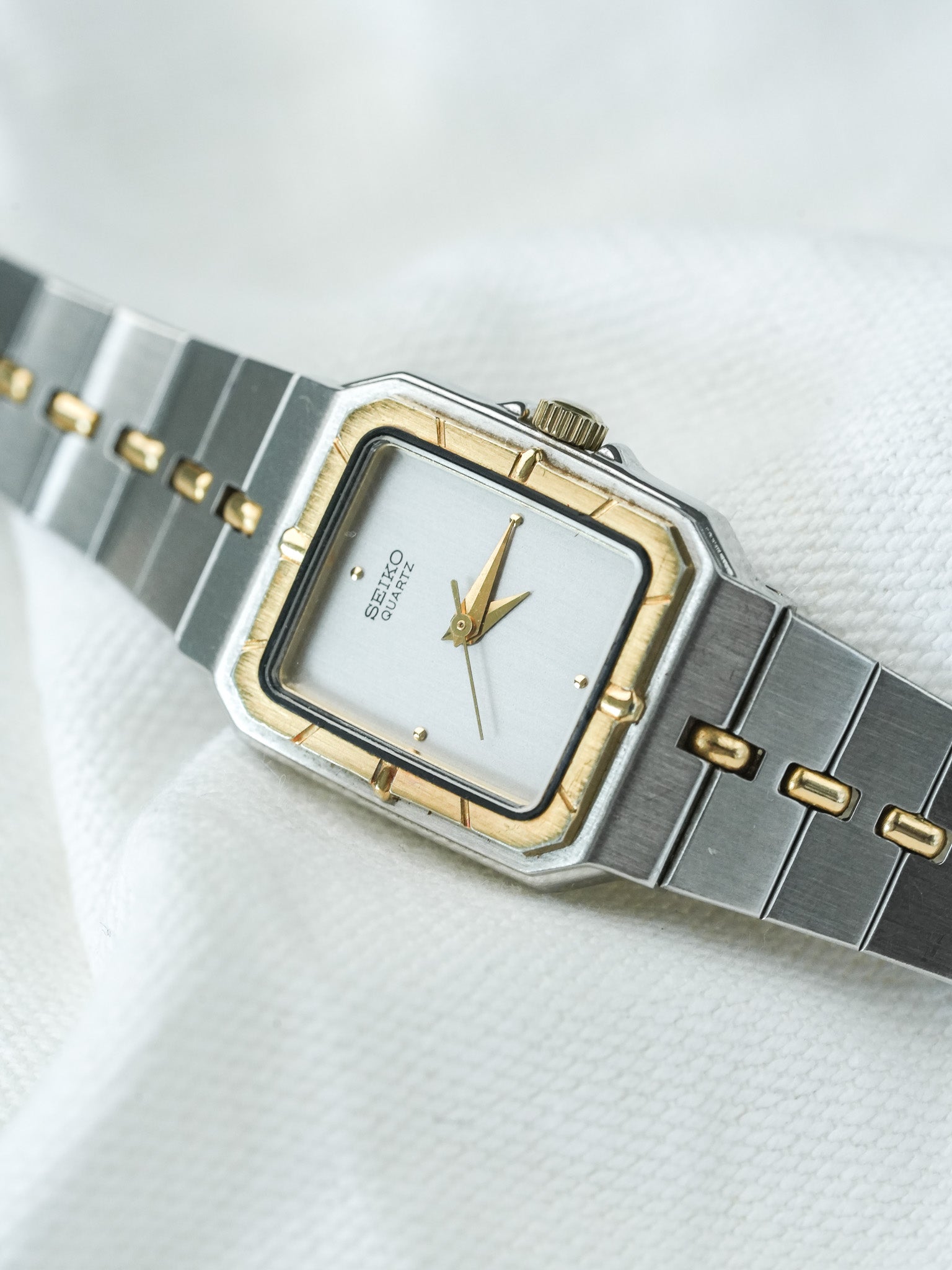 Montre Seiko Vintage - Style Santos Godron (1985) - Atelier Victor