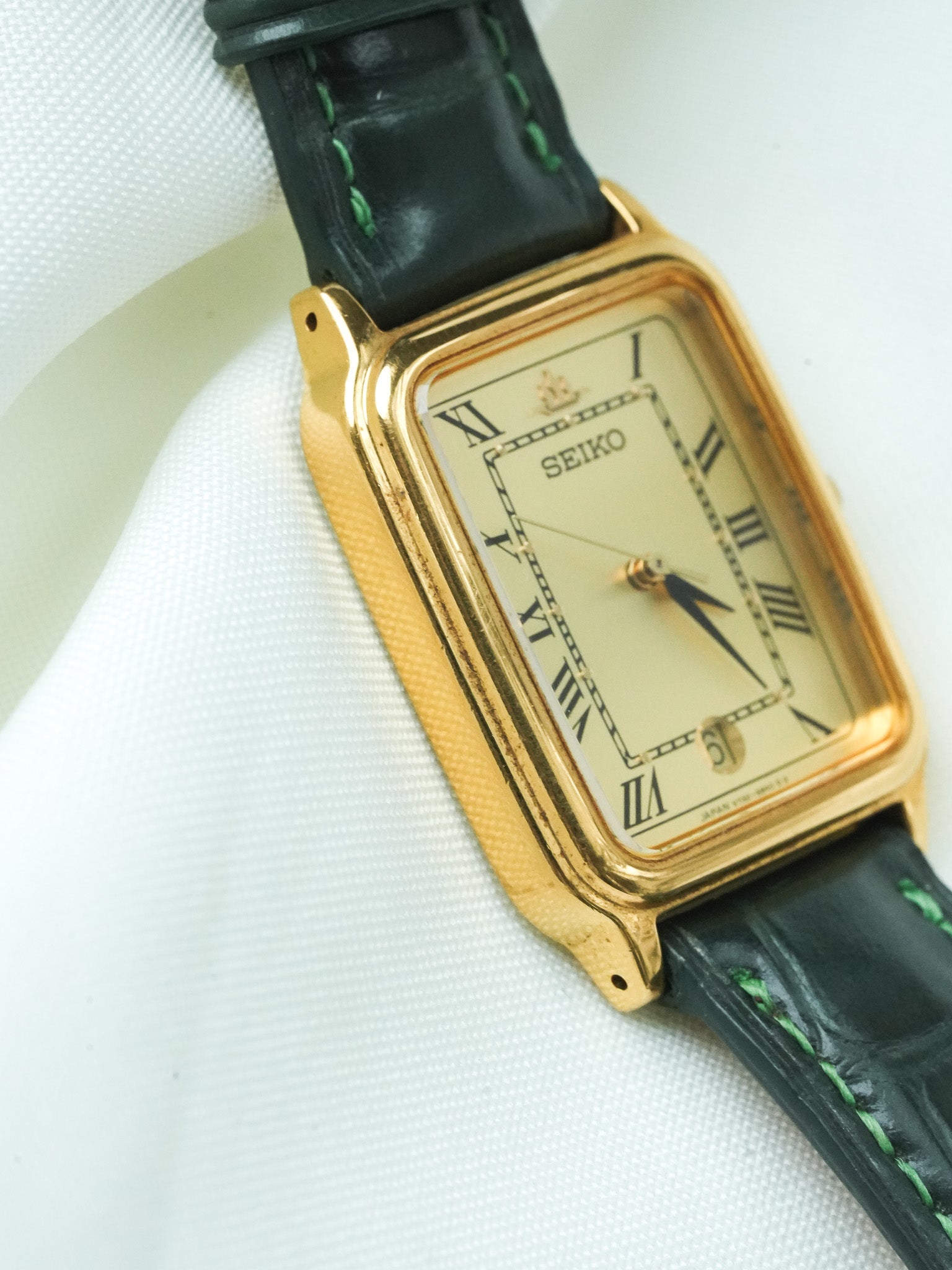 Montre Seiko Vintage - Tank Or Date 6h (1997) - Atelier Victor