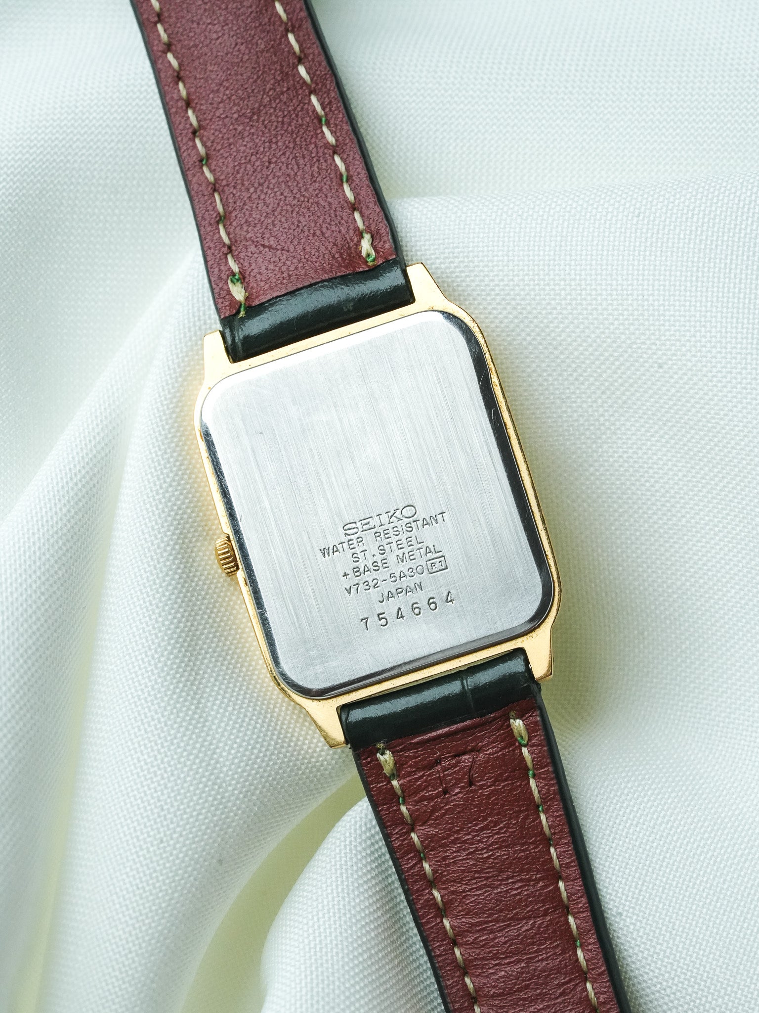 Montre Seiko Vintage - Tank Or Date 6h (1997) - Atelier Victor