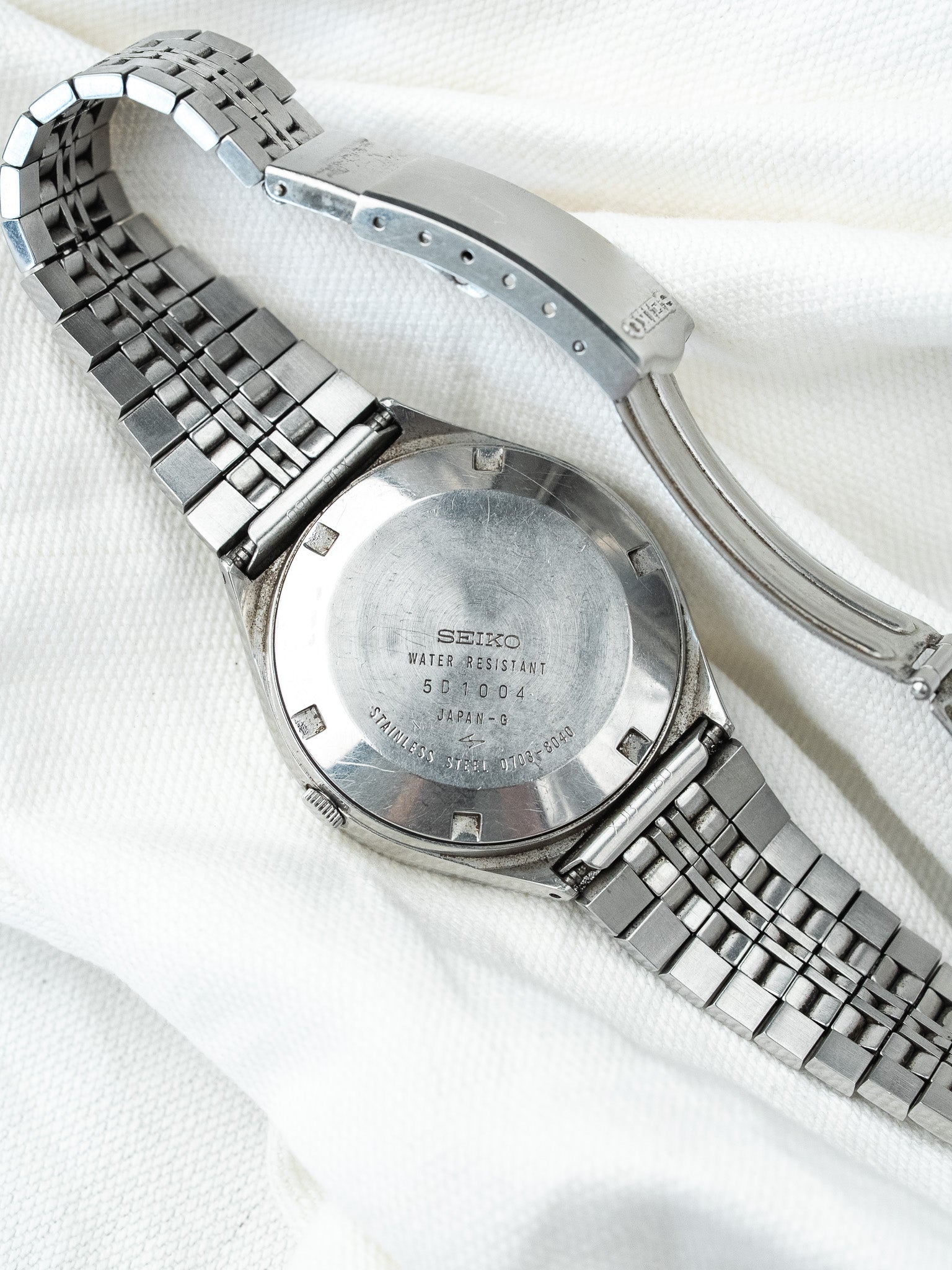 Montre Seiko Vintage - Tapisserie Dégradé Vert Kanji (1975) - Atelier Victor