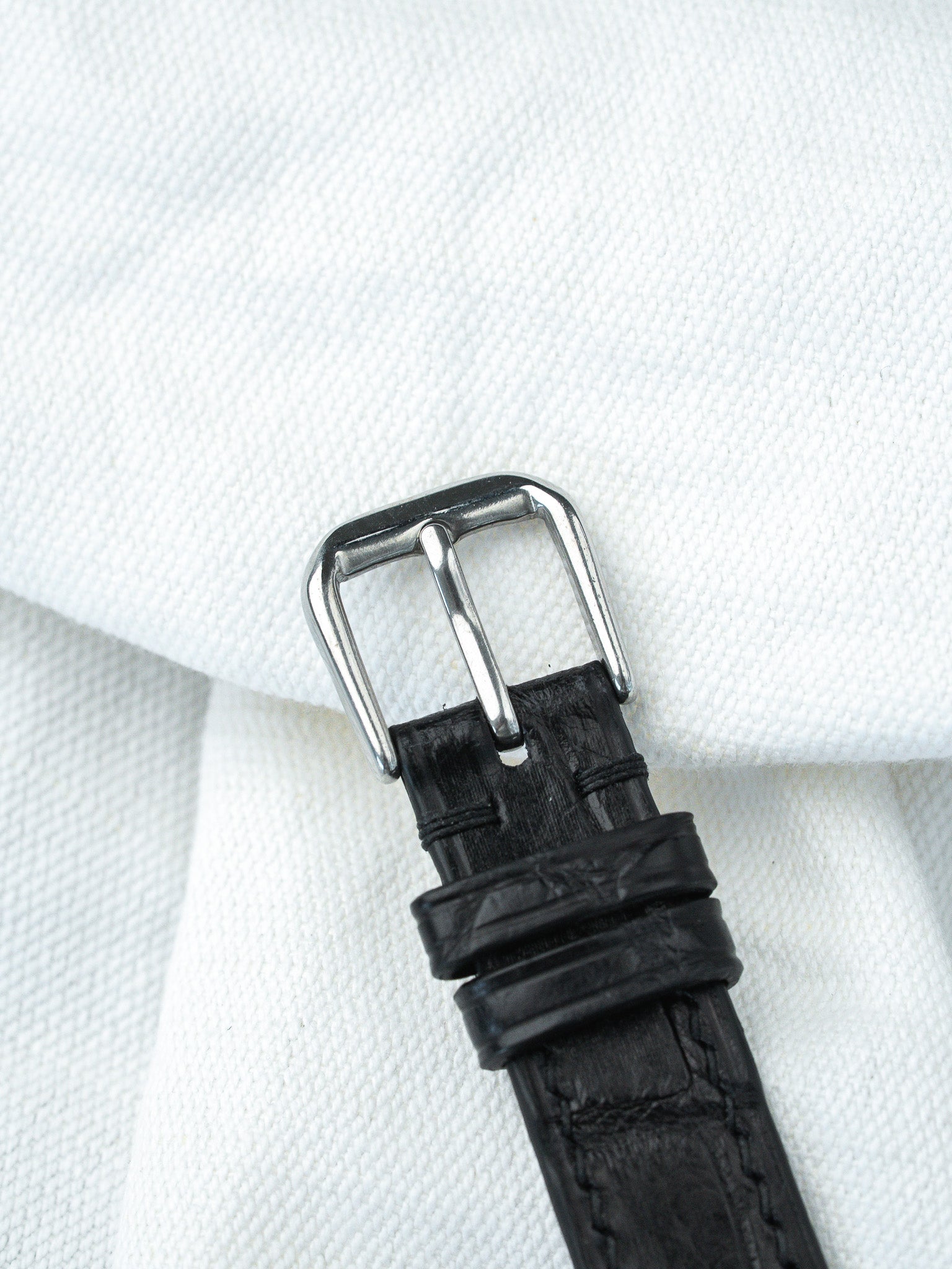 Montre Seiko Vintage - Tonneau Acier Guilloché Noir (1996) - Atelier Victor