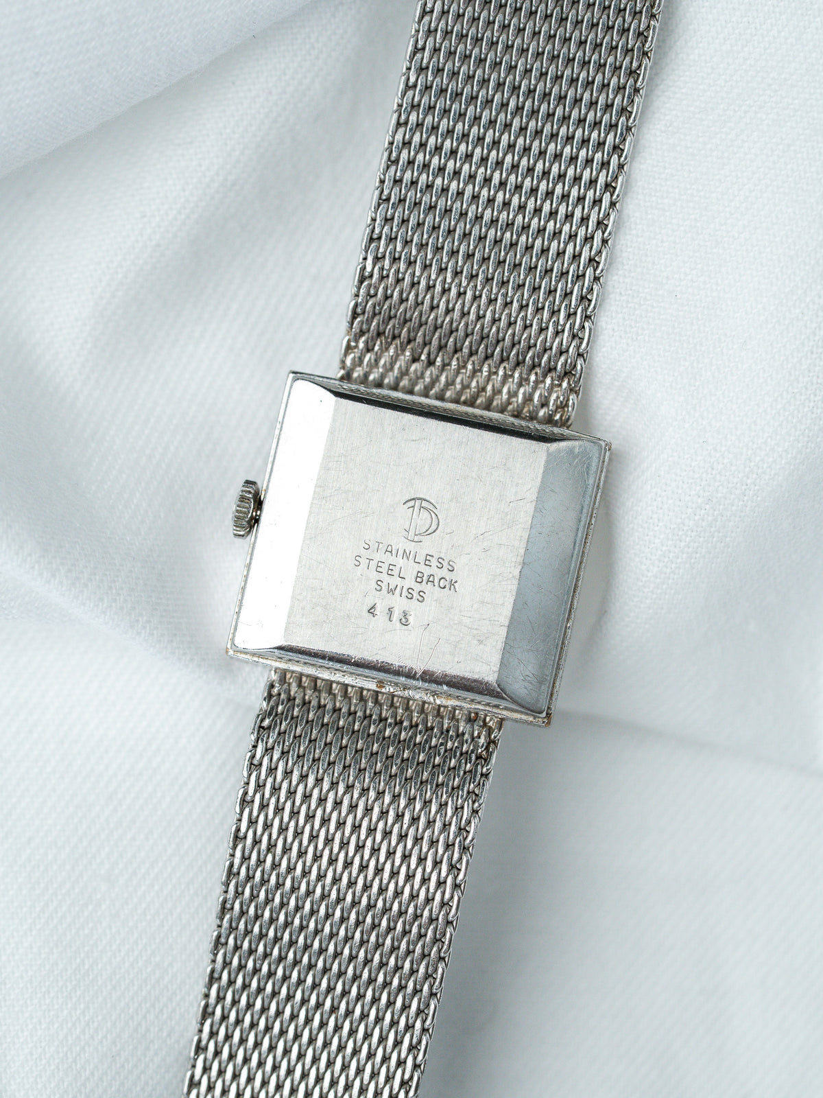 Case back steel - Tressa FHF 69-21 Watch - Atelier Victor