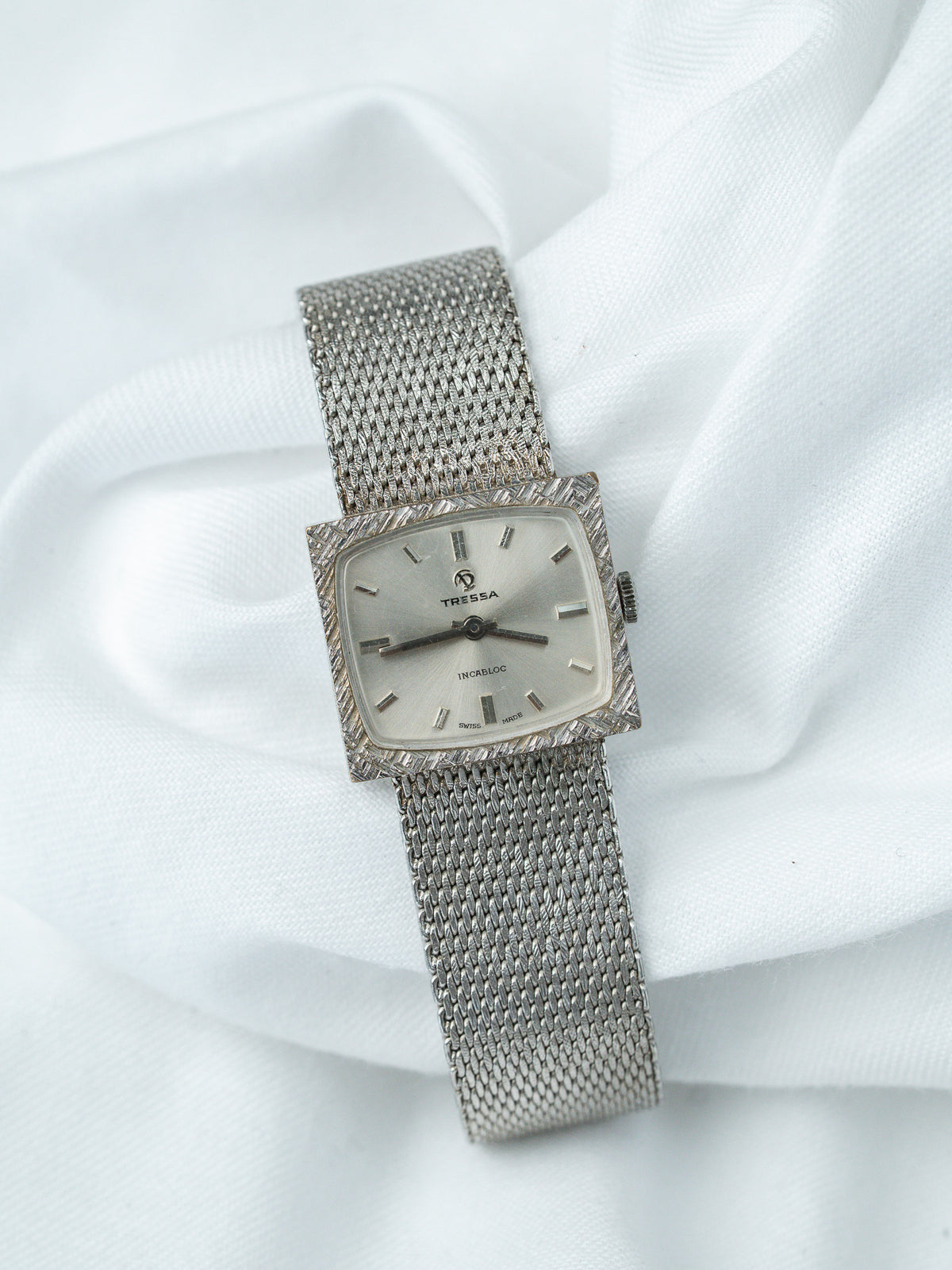 Watch placed on fabric - Tressa FHF 69-21 Watch - Atelier Victor