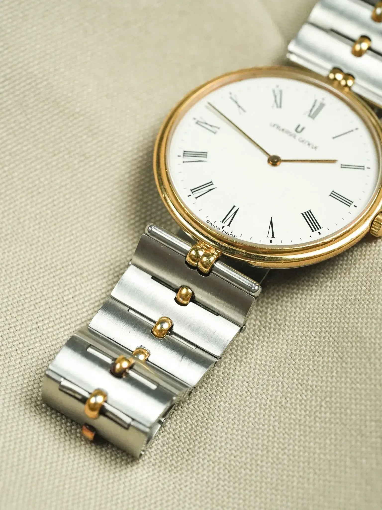 Montre Universal Genève 533.415 Vintage - Acier et Plaqué Or (Années 1990) - Atelier Victor