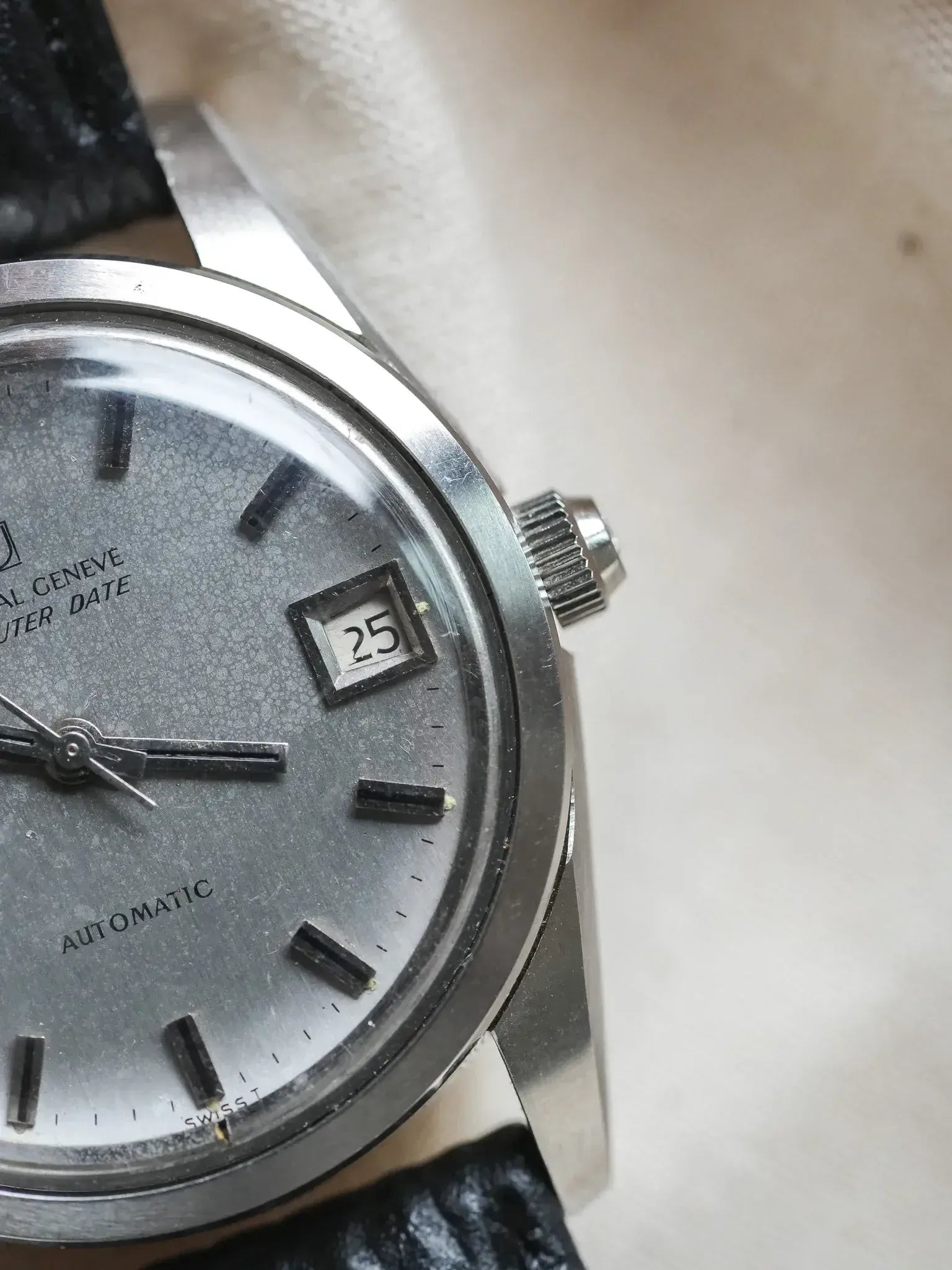 Universal Genève - Polerouter Date Big Crown Micro-rotor - 1960s - Atelier Victor