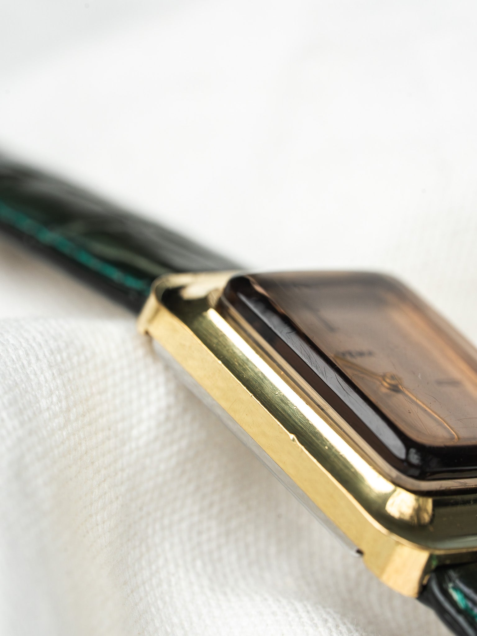 Vintage Yema Tank Gold-Plated — Salmon Dial (1970s)