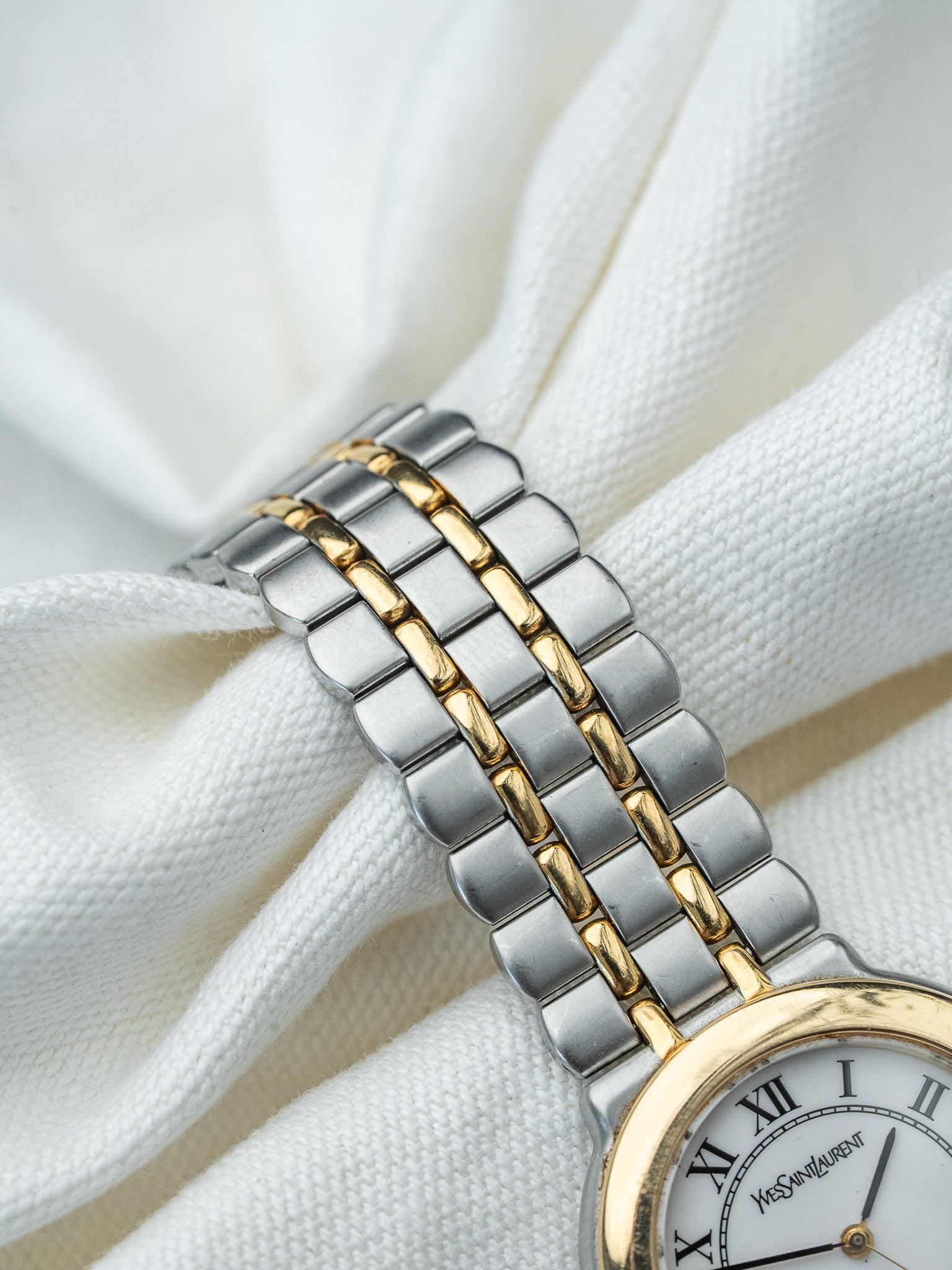 Montre YSL Vintage - Acier Bicolore 32mm (1991) - Atelier Victor