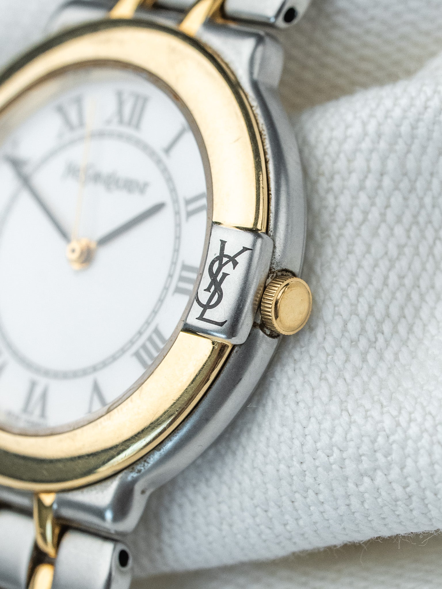 Montre YSL Vintage - Acier Bicolore 32mm (1991) - Atelier Victor