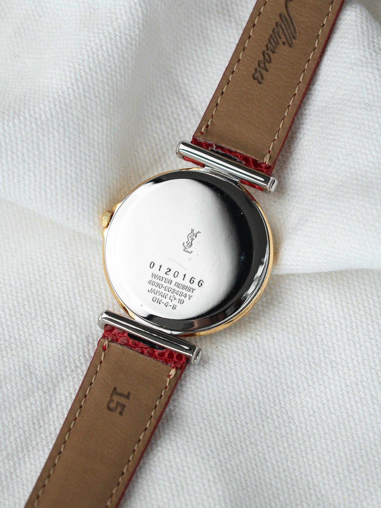 Montre YSL Vintage - Acier Or Rouge 30mm (Années 1990) - Atelier Victor