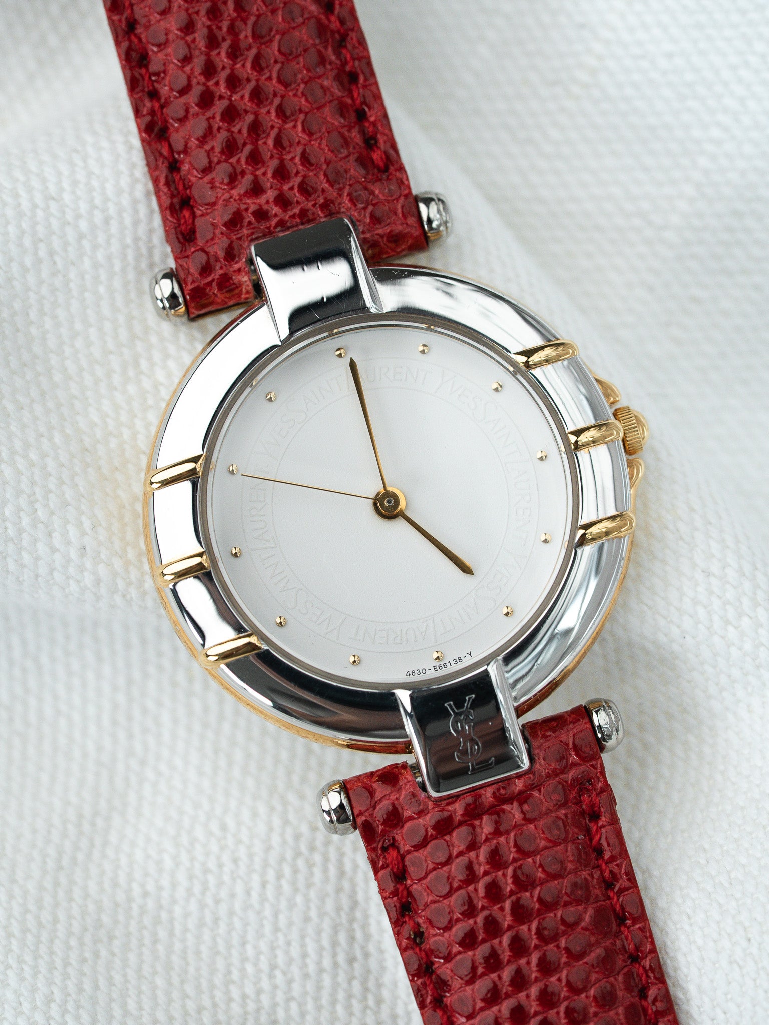 Montre YSL Vintage - Acier Or Rouge 30mm (Années 1990) - Atelier Victor