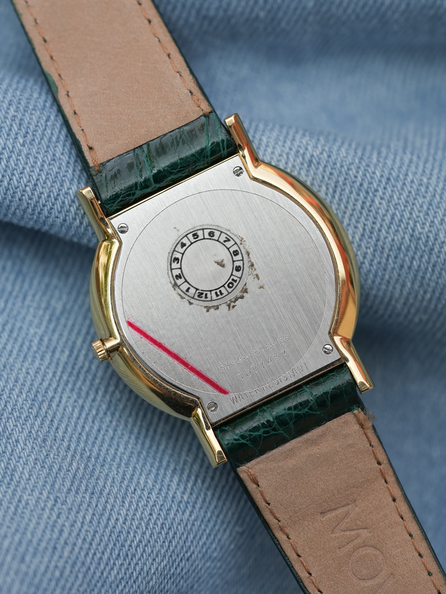 Movado - Museum MoMa Rare Vert - NOS - 1990s - Atelier Victor - Vintage Shop