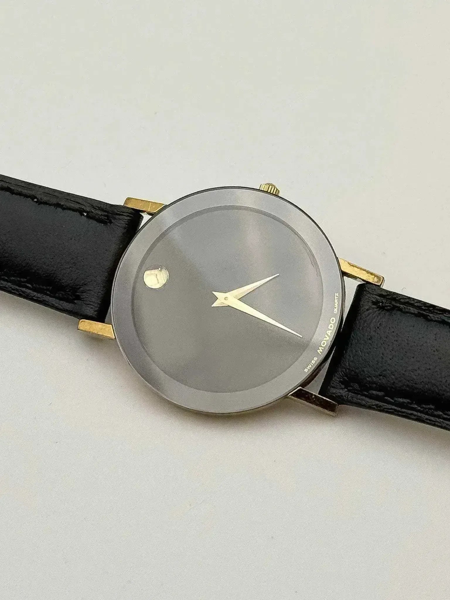 Movado - Museum Noir - 1990s - Atelier Victor