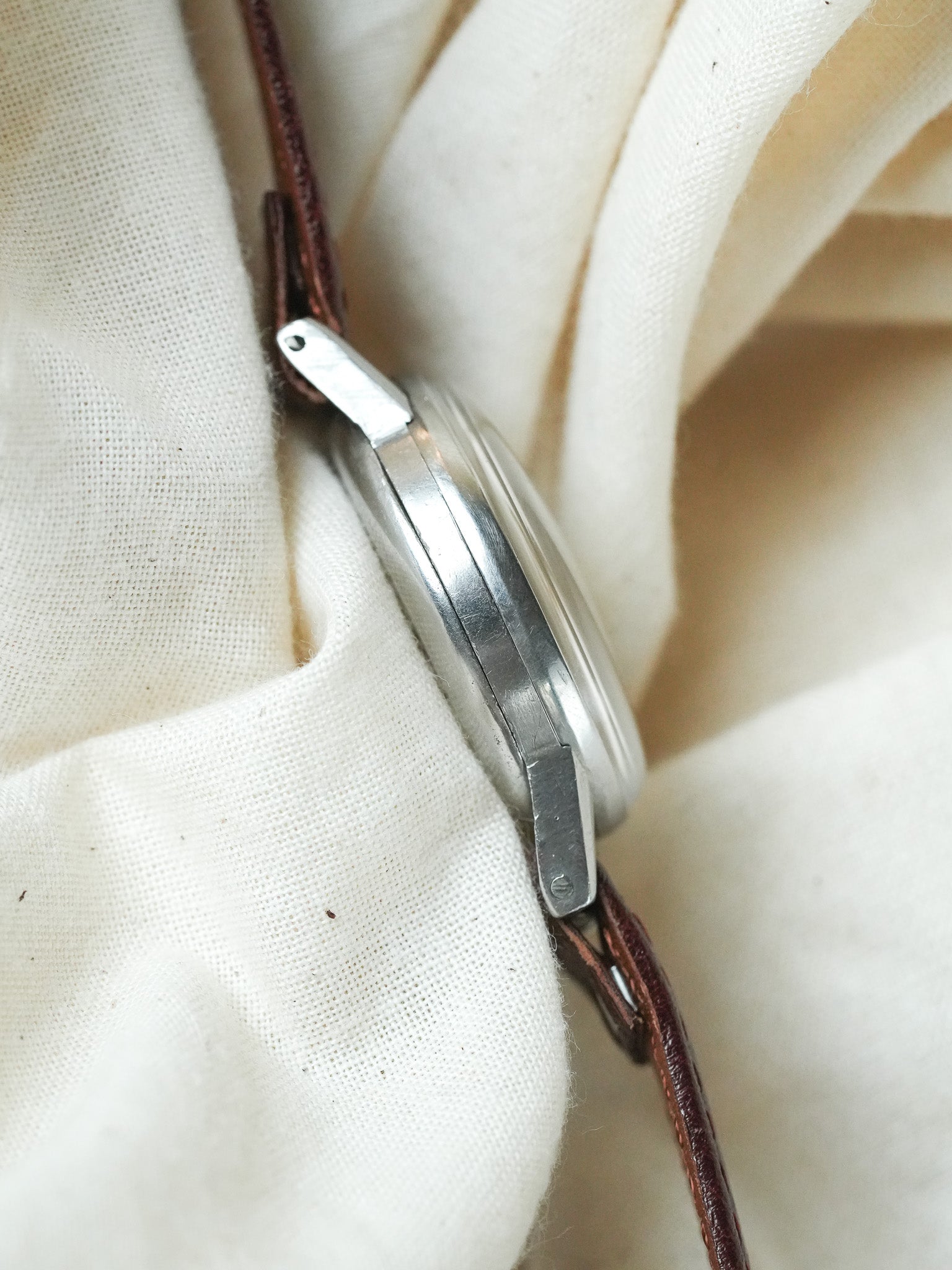 Movado - Triple Calendar Anglais Acier - 1940s - Atelier Victor - Vintage Shop