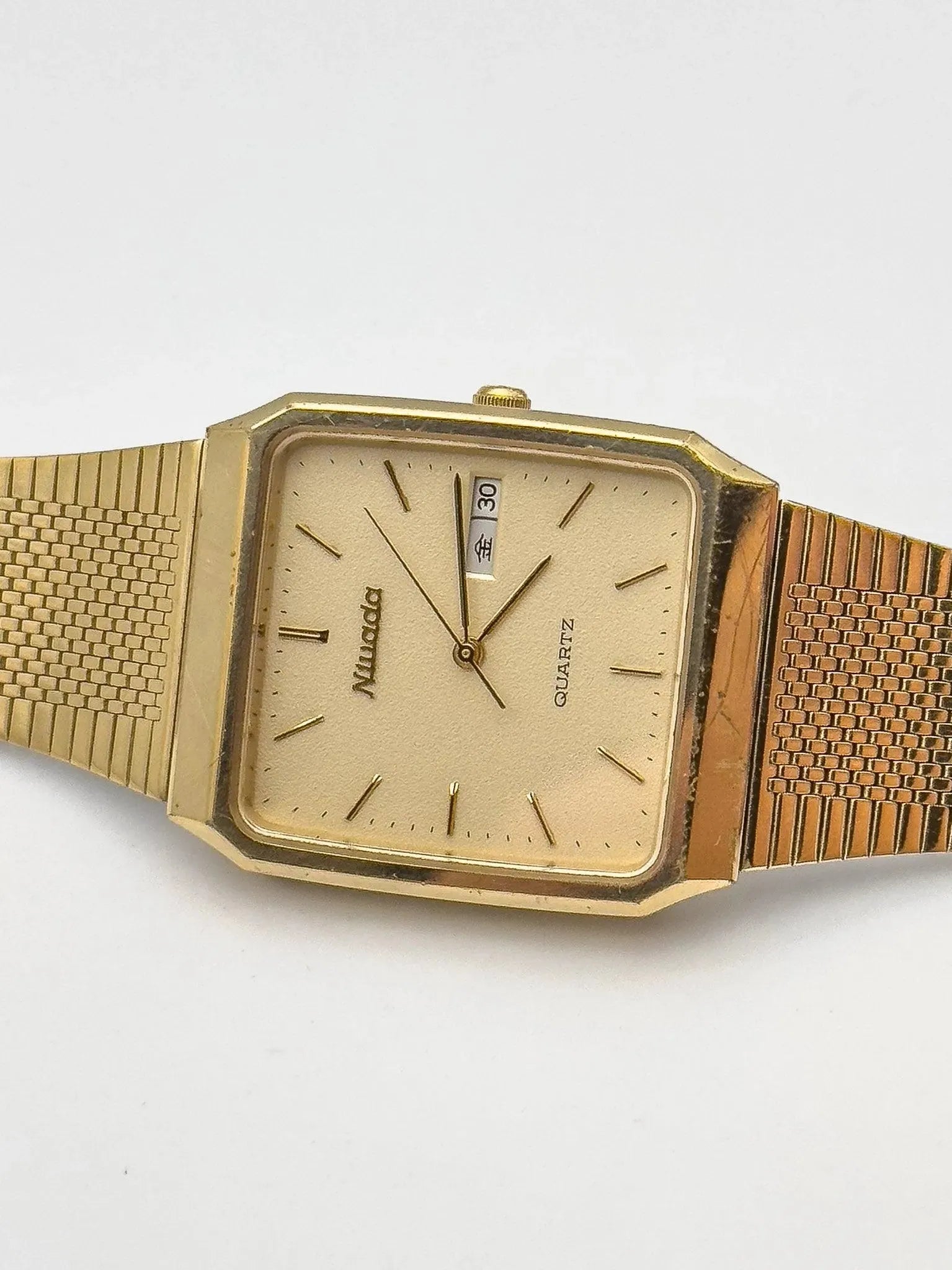 Nivada - Full Gold Dust Dial - Full Set - 1980's - Atelier Victor Paris - Vintage Watch Shop Dubai
