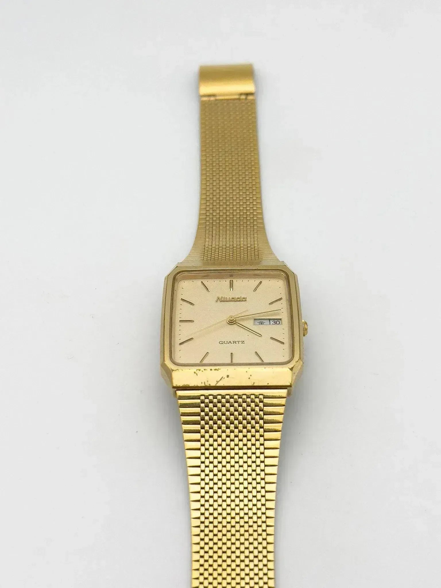 Nivada - Or cadran or poussiere - boite & papier - 1980s - Atelier Victor