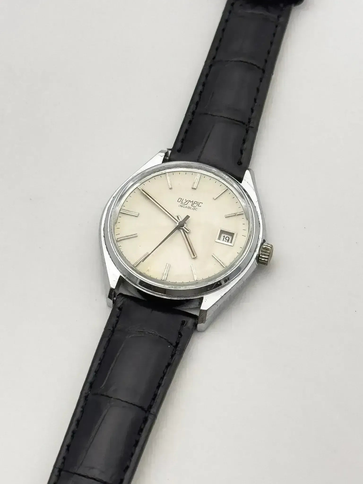 Olympic - Incabloc Date Cream - 1970s - Atelier Victor