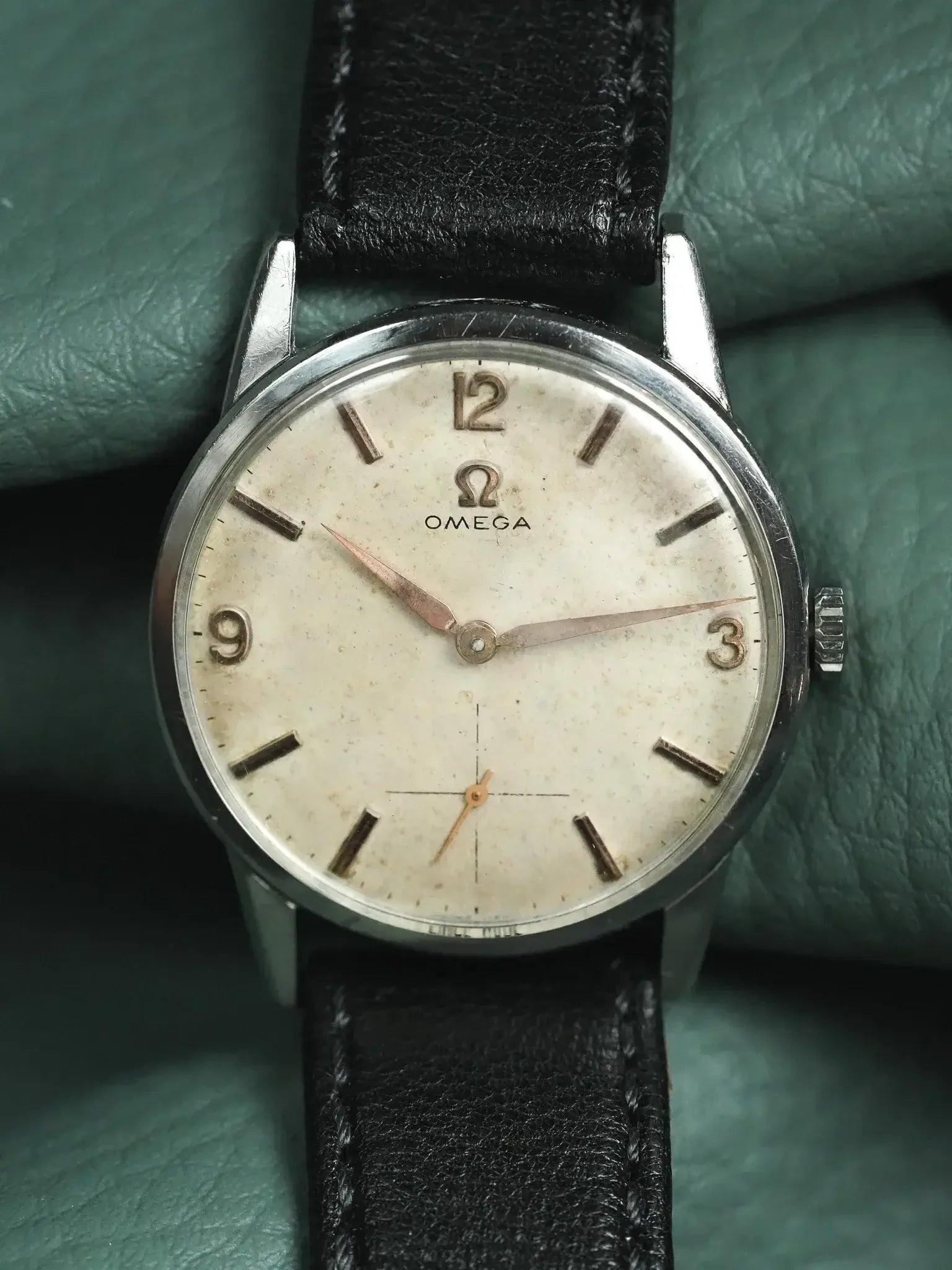 Omega - 14613-2 Calatrava Patiné Index Rose - 1959 - Atelier Victor