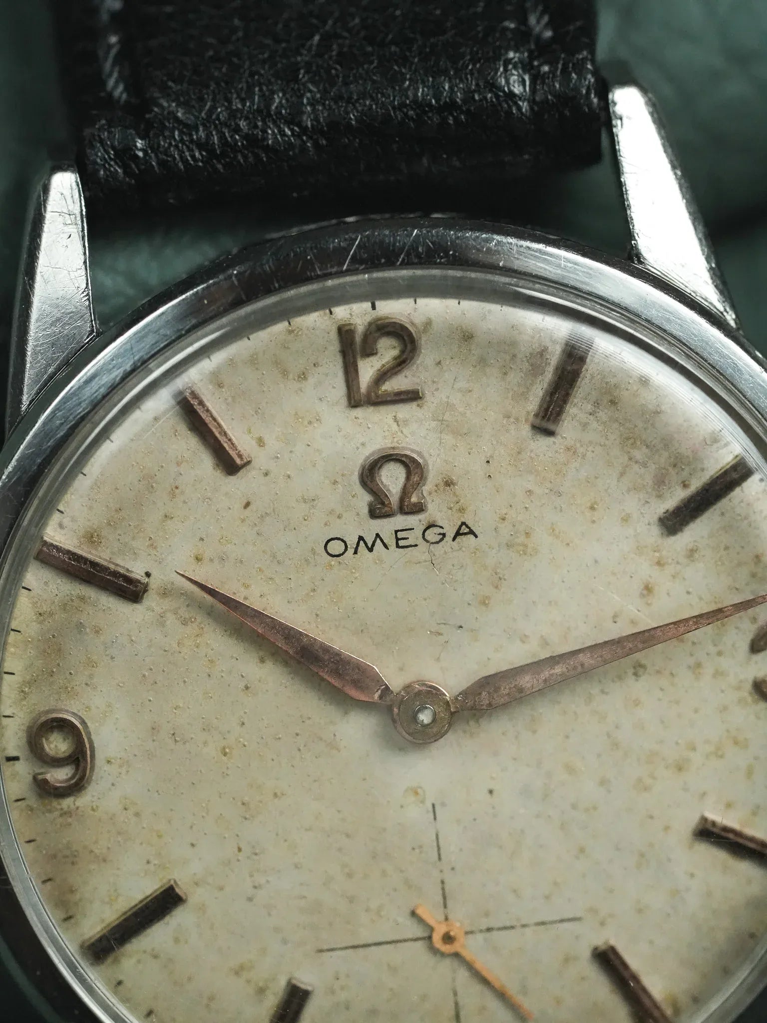 Omega - 14613-2 Calatrava Patiné Index Rose - 1959 - Atelier Victor