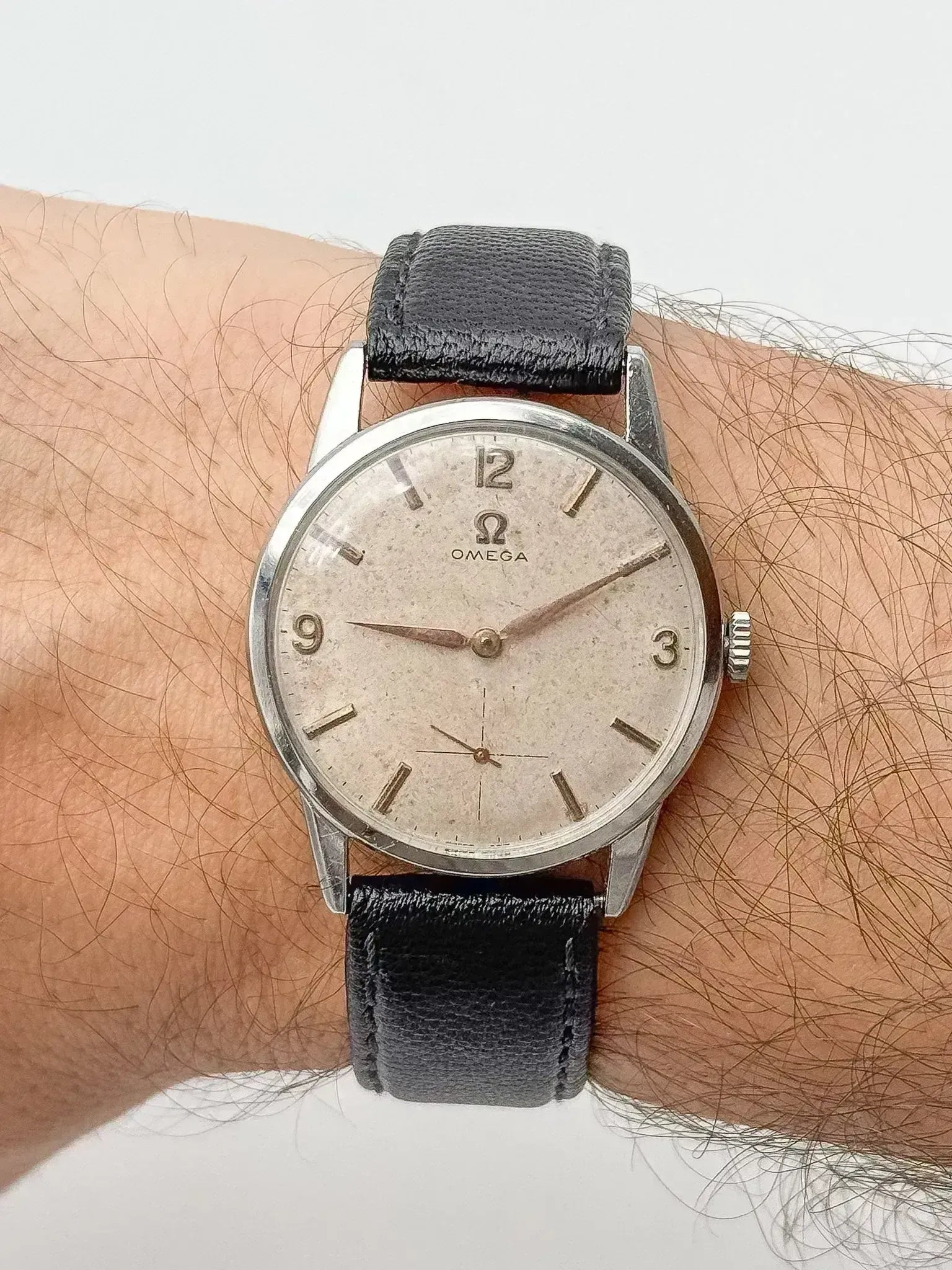 Omega - 14613-2 Calatrava Patiné Index Rose - 1959 - Atelier Victor