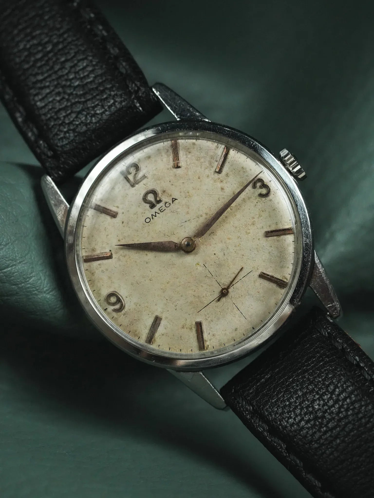 Omega - 14613-2 Calatrava Patiné Index Rose - 1959 - Atelier Victor
