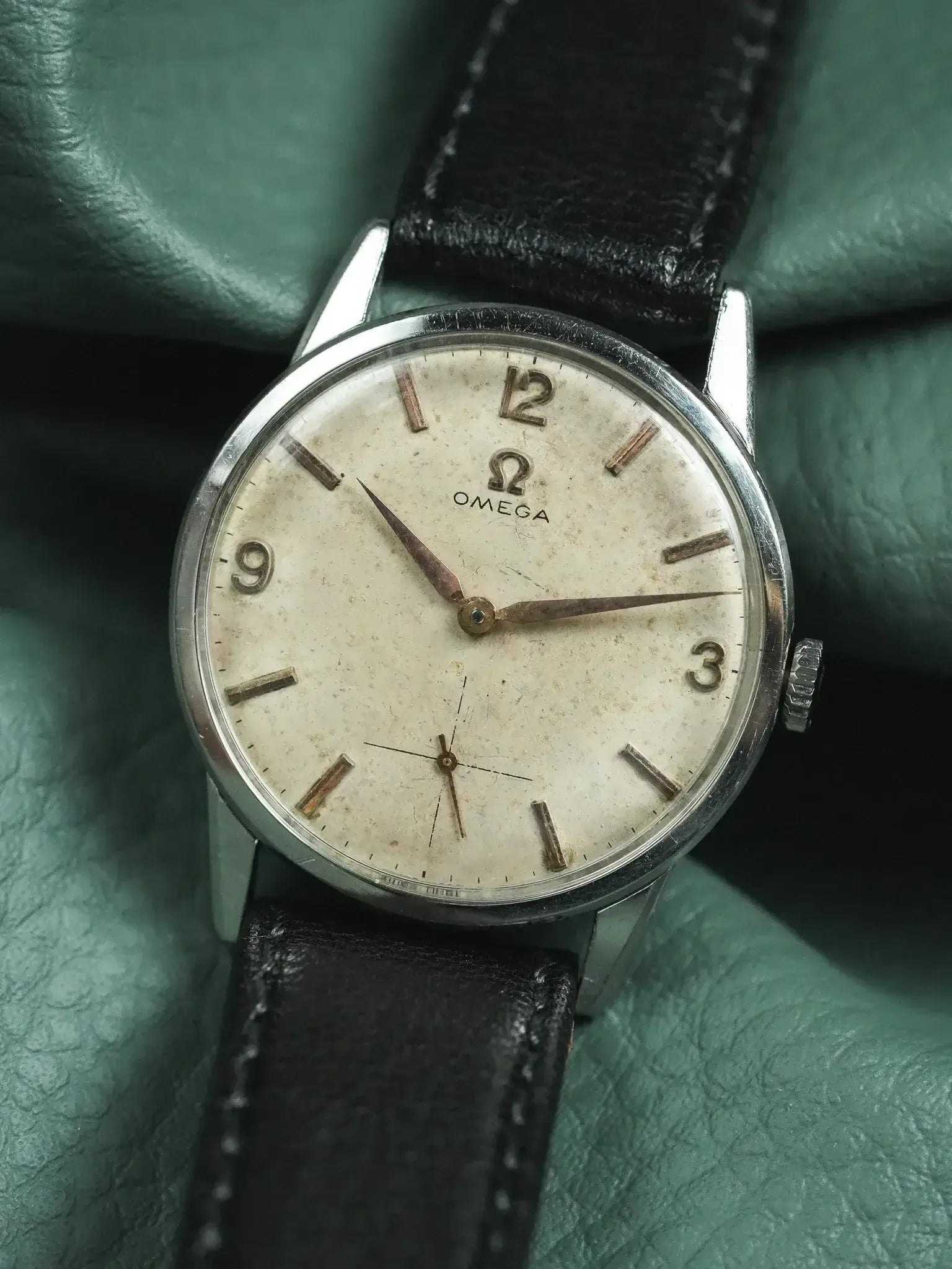 Omega - 14613-2 Calatrava Patiné Index Rose - 1959 - Atelier Victor
