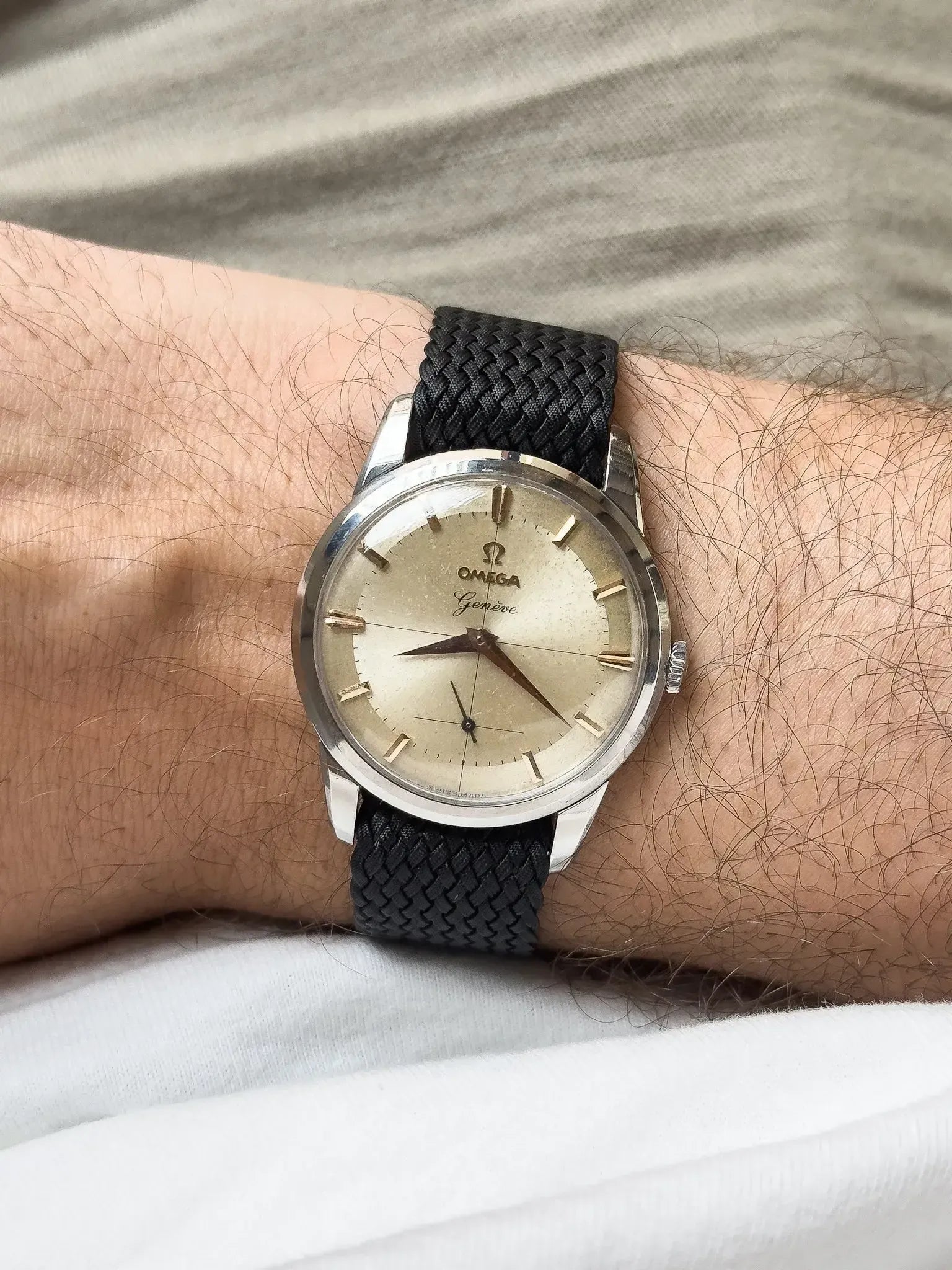 Omega - 2903-61 Genève Crosshair Index Or Rose - 1961 - Atelier Victor