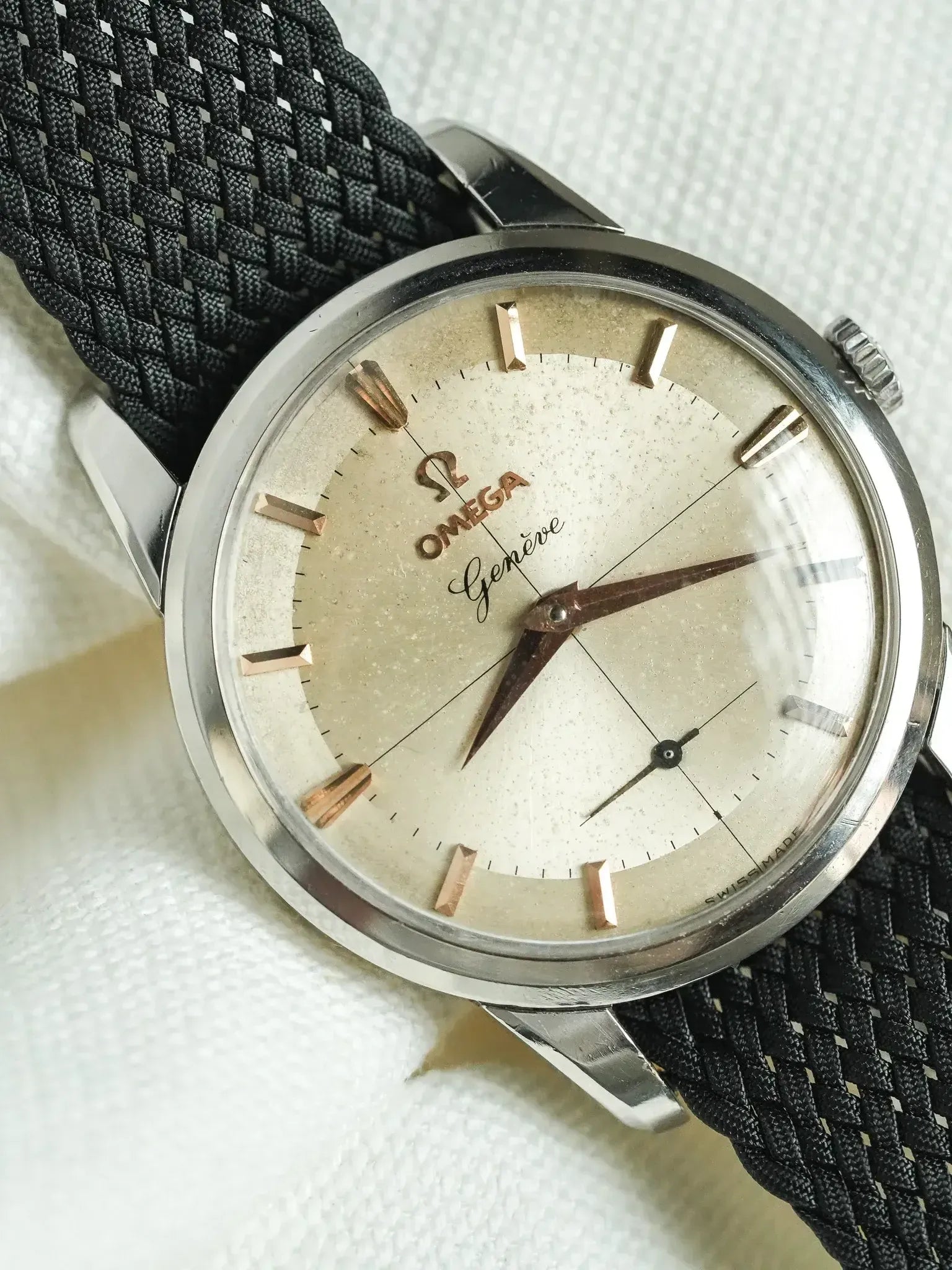 Omega - 2903-61 Genève Crosshair Index Or Rose - 1961 - Atelier Victor