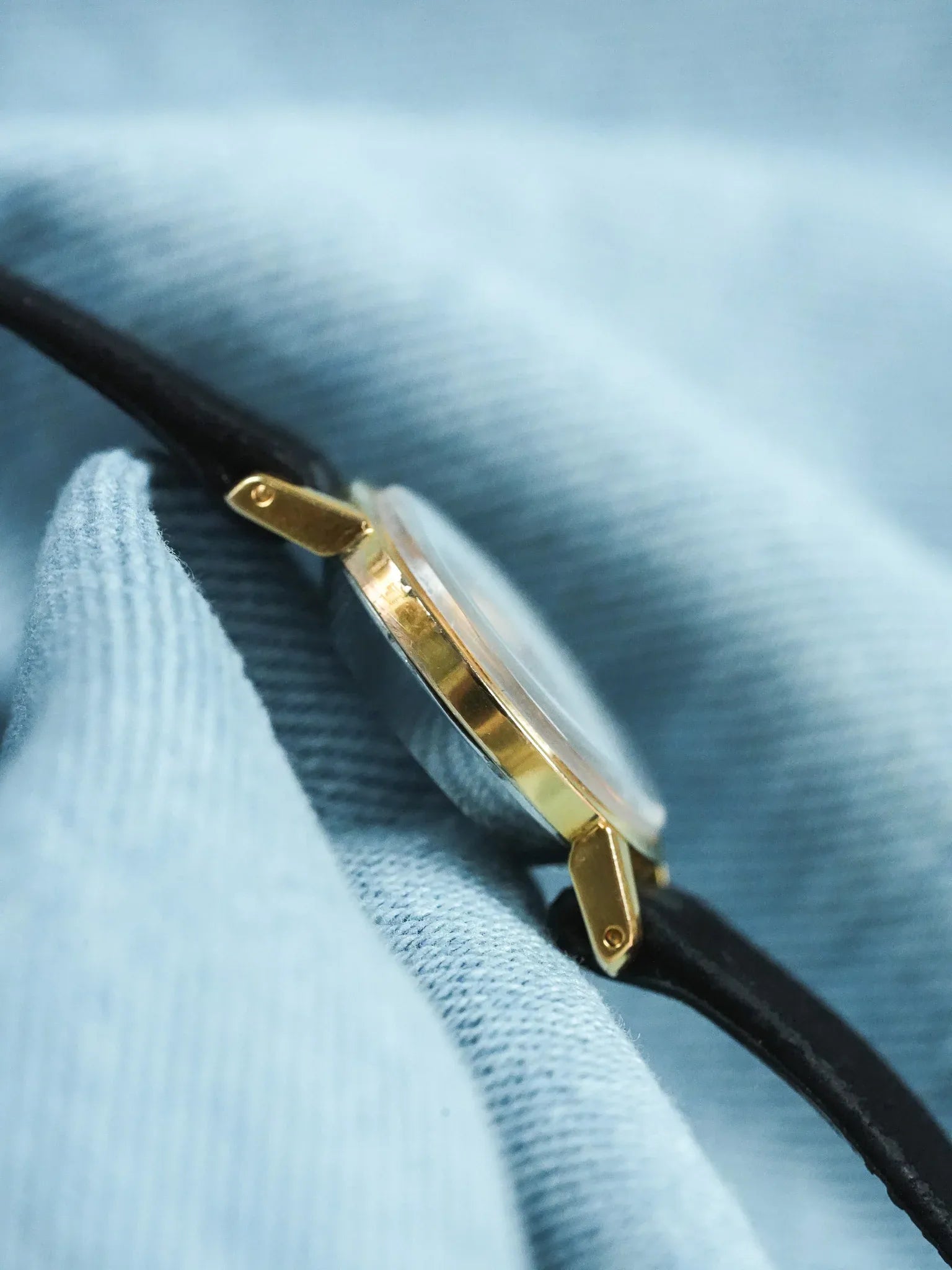 Omega - 541.003 Mini Montre habillée index Or rose Onyx - 1966 - Atelier Victor