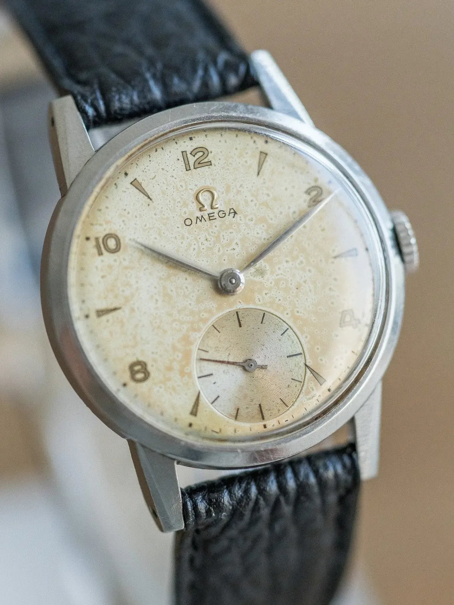Omega - Calatrava Cream Patina - 1947 - Atelier Victor