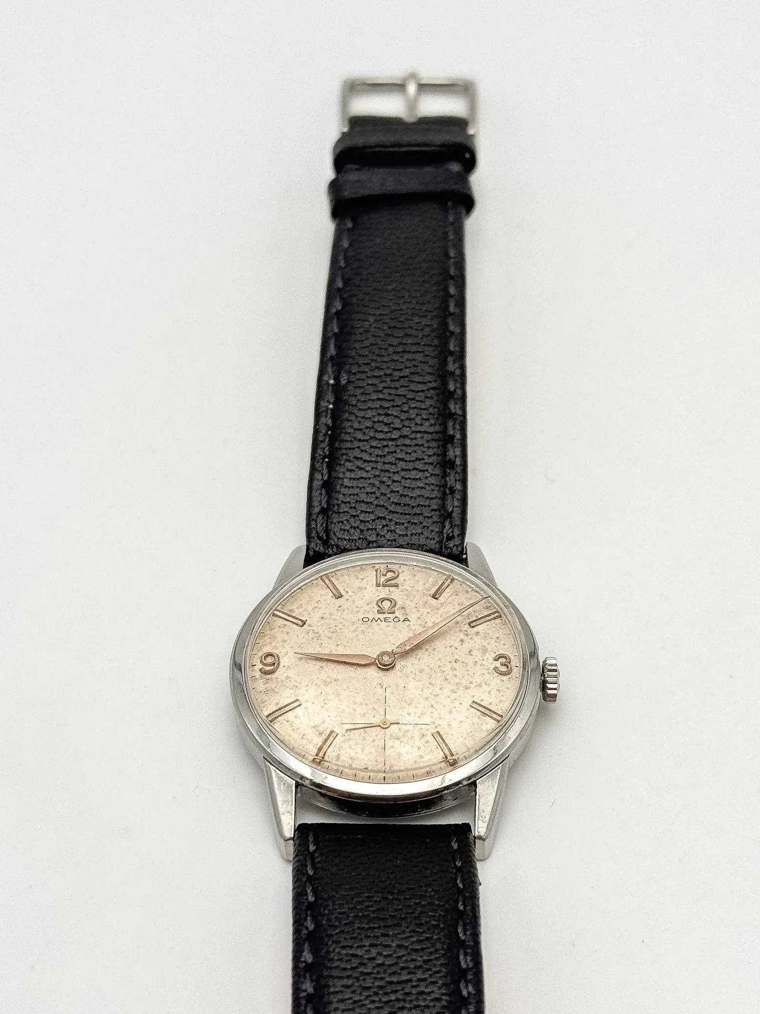 Omega - Calatrava Patiné Index Rose - 1959 - Atelier Victor - Vintage Shop
